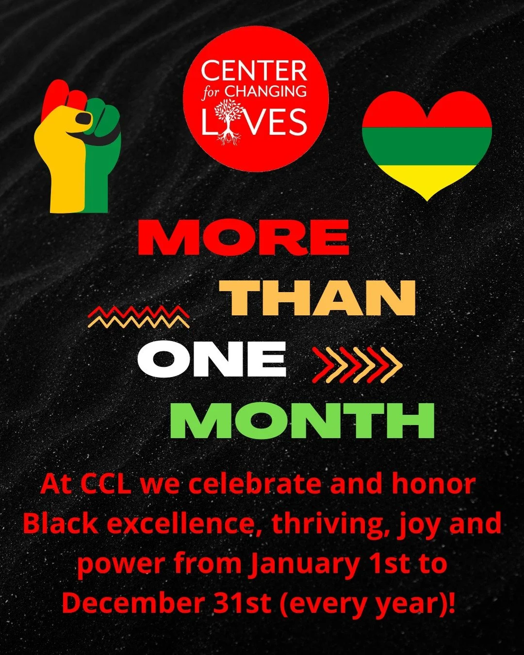 Black history is not just something we look back on. It is something we are building, together, right now.

At CCL, our work is grounded in the belief that our communities are creative resourceful, capable and whole. Through coaching we ensure access