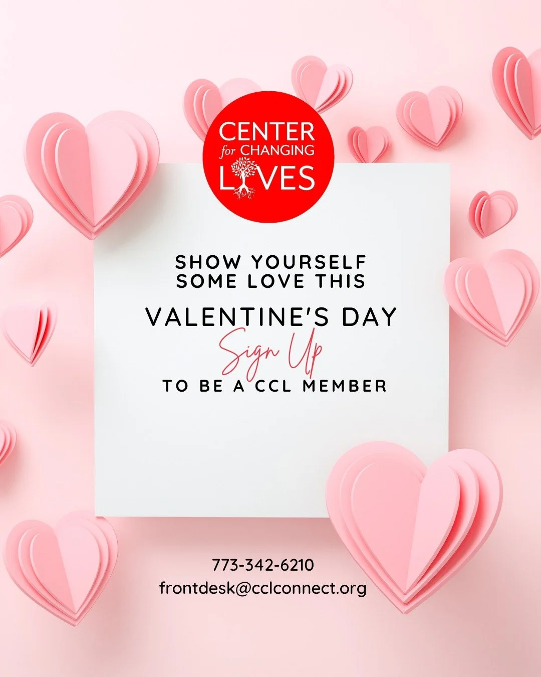 Show yourself some love this Valentine&rsquo;s Day 💖
You are creative, resourceful, capable, and whole.

At CCL, we are here to support you in naming and reaching your financial, employment, housing, and small business goals. Whether you are buildin