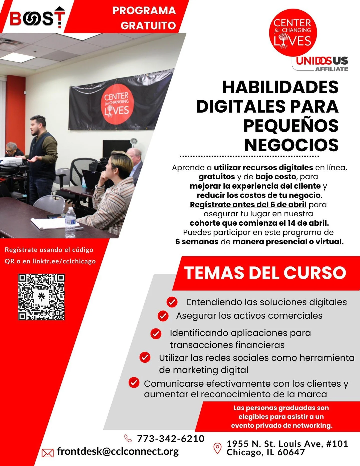 🚀 &iexcl;Hola emprendedores! &iquest;Listos para aumentar sus habilidades digitales? Nuestra primera cohorte en espa&ntilde;ol de Habilidades Digitales para Peque&ntilde;os Negocios 2026 est&aacute; aceptando solicitudes, &iexcl;y nos encantar&iacut