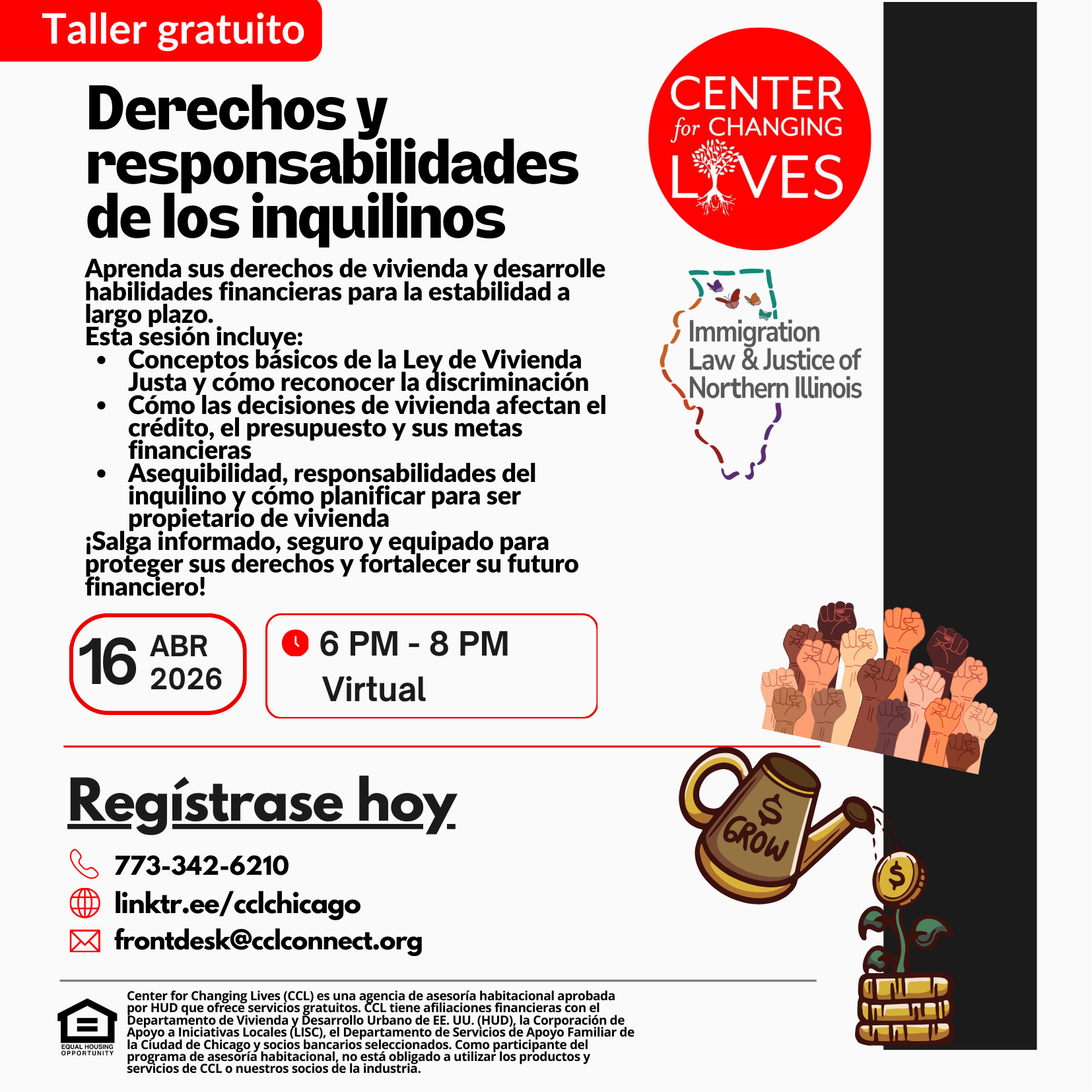 Renter’s Rights &amp; Responsibilities Collab w/ ILJNI (in Spanish) 