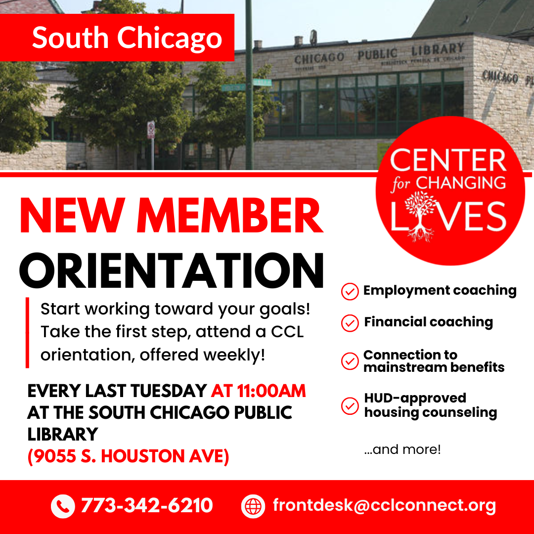 New Member Orientation - South Chicago - May 26th in English 