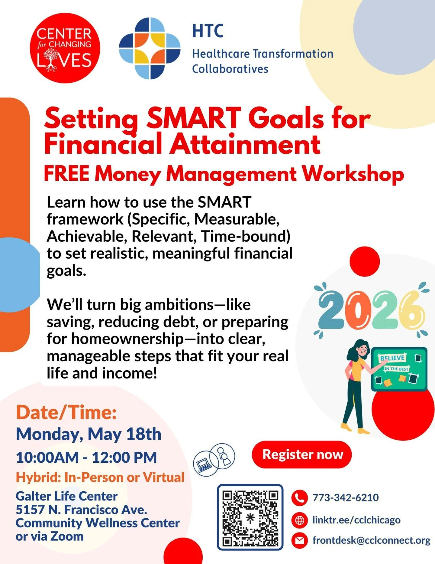 🎯Setting SMART Goals for Financial Attainment!
Learn how to use the SMART framework (Specific, Measurable, Achievable, Relevant, Time-bound) to set realistic, meaningful financial goals.
We&rsquo;ll turn your big ambitions&mdash;like saving, reducin