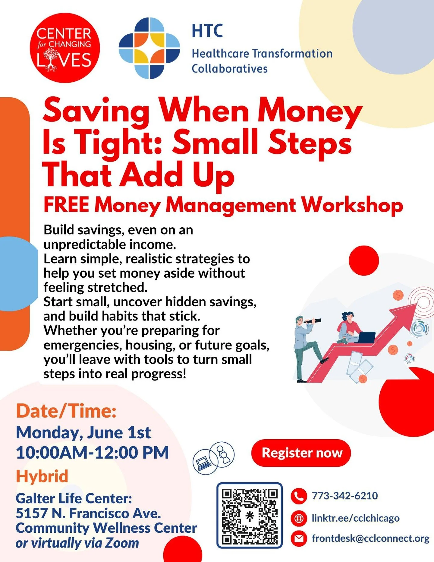 Build savings, even on an unpredictable income. 
Learn simple, realistic strategies to help you set money aside without feeling stretched. 
Start small, uncover hidden savings, and build habits that stick. 
Whether you&rsquo;re preparing for emergenc