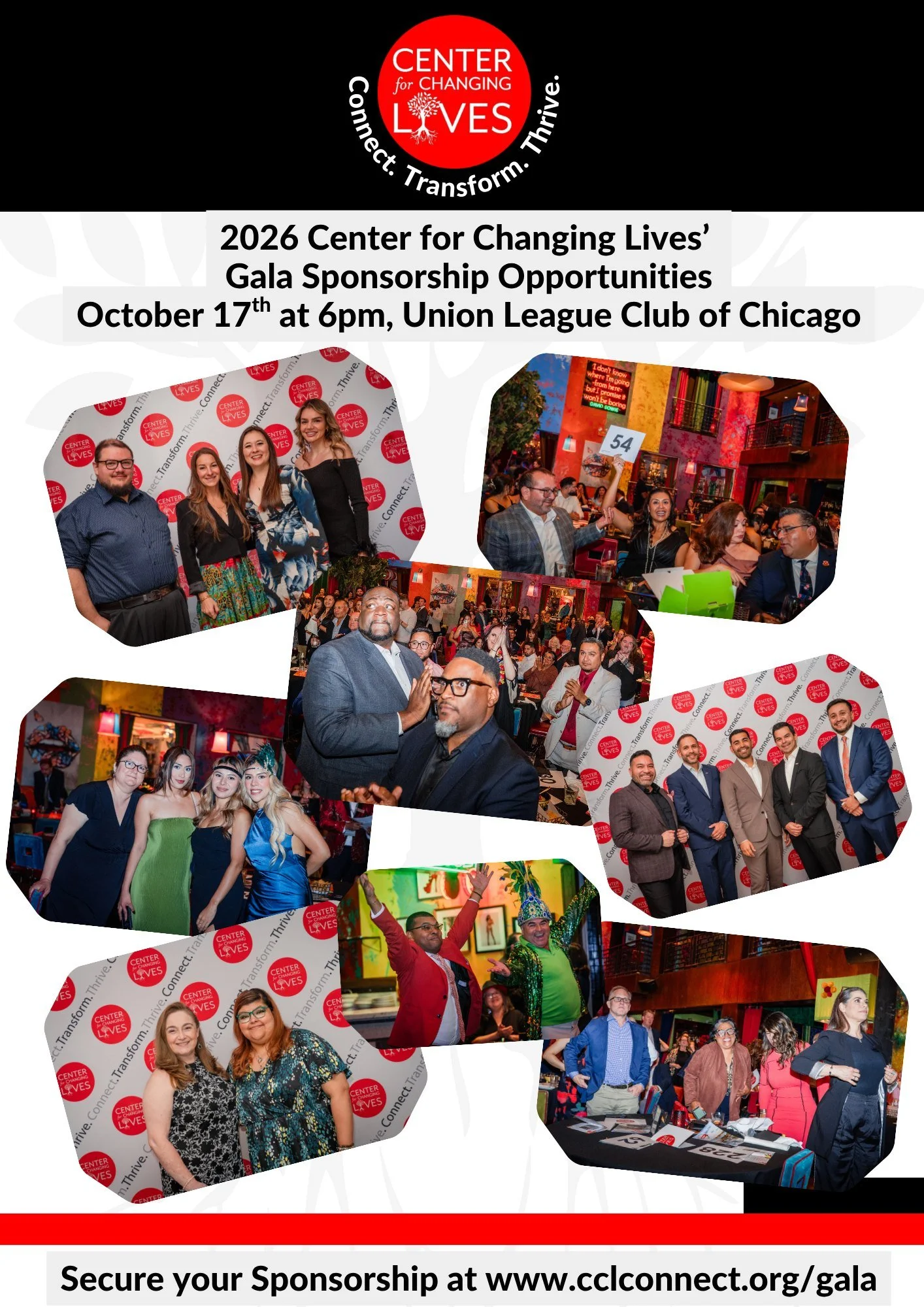 ✨ Sponsor the 2026 Center for Changing Lives Gala! ✨

Join us in creating opportunities, building financial stability, and strengthening communities across Chicago by becoming a sponsor of our 2026 Gala.

Sponsorship opportunities are available from 