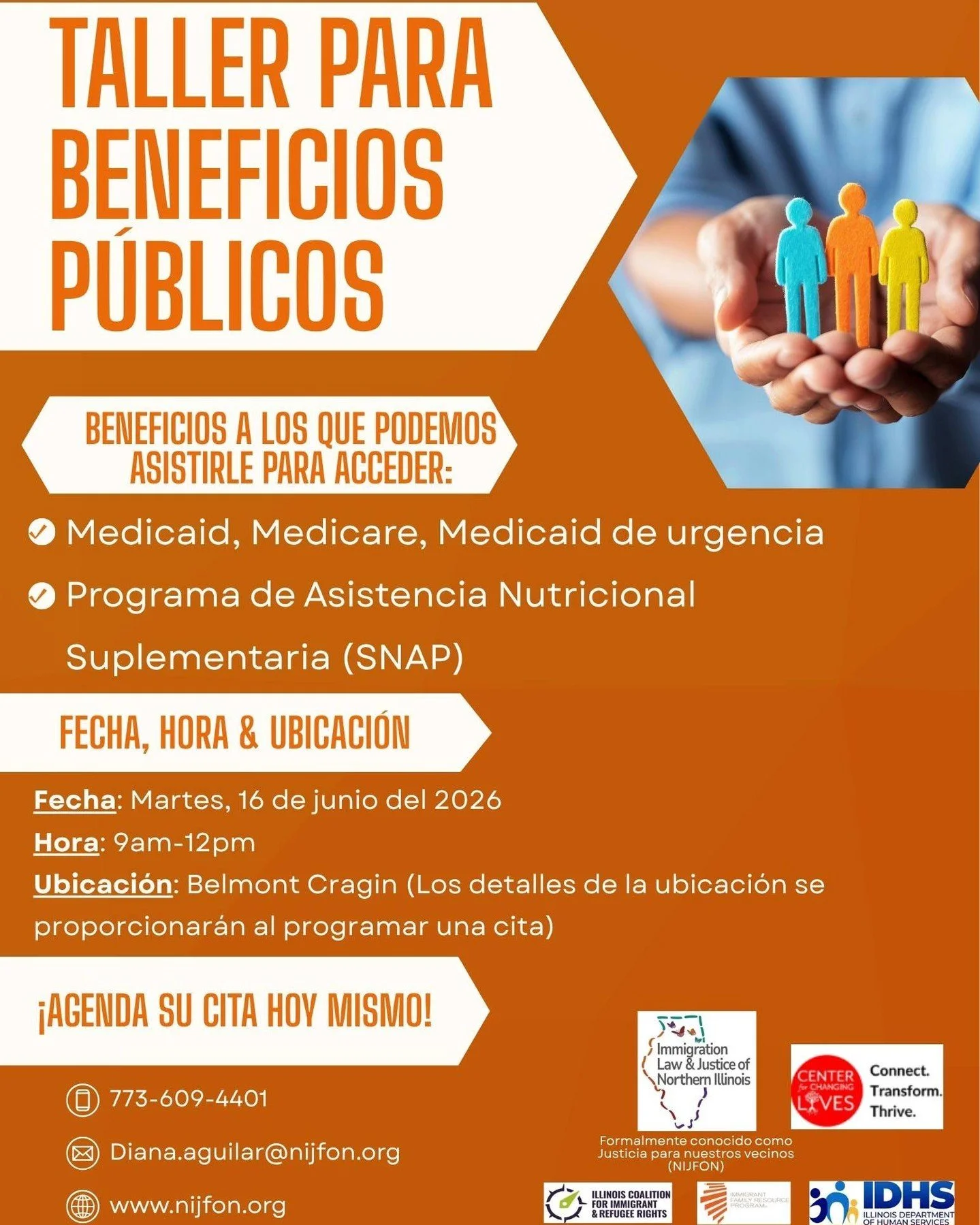 💜 &iexcl;Conozca los beneficios que podr&iacute;an estar disponibles para usted y su familia! (Scroll down for English) 

En colaboraci&oacute;n con Immigration Law &amp; Justice Network of Northern Illinois (anteriormente @nijfon), Center for Chang