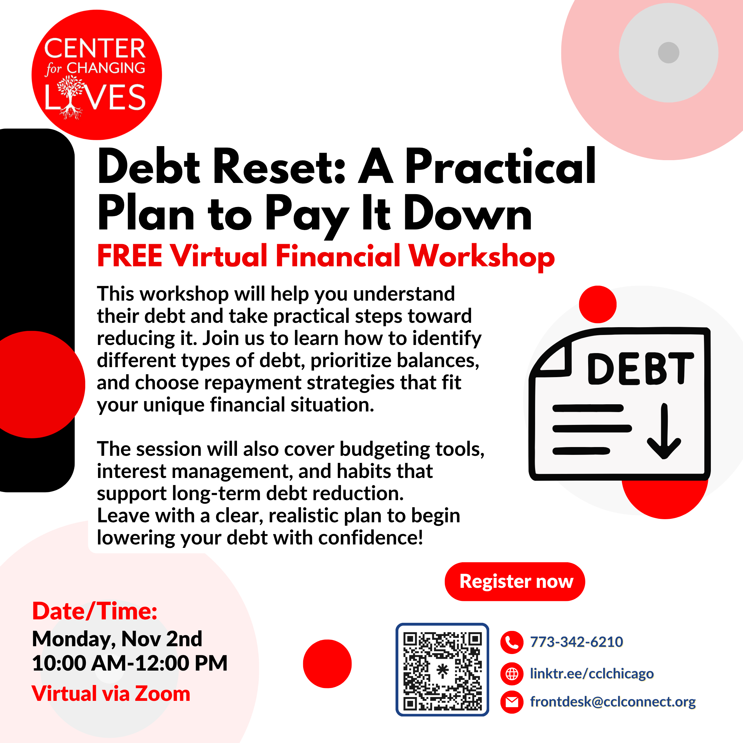 Debt Reset: A Practical Plan to Pay It Down (FREE Financial Workshop) 