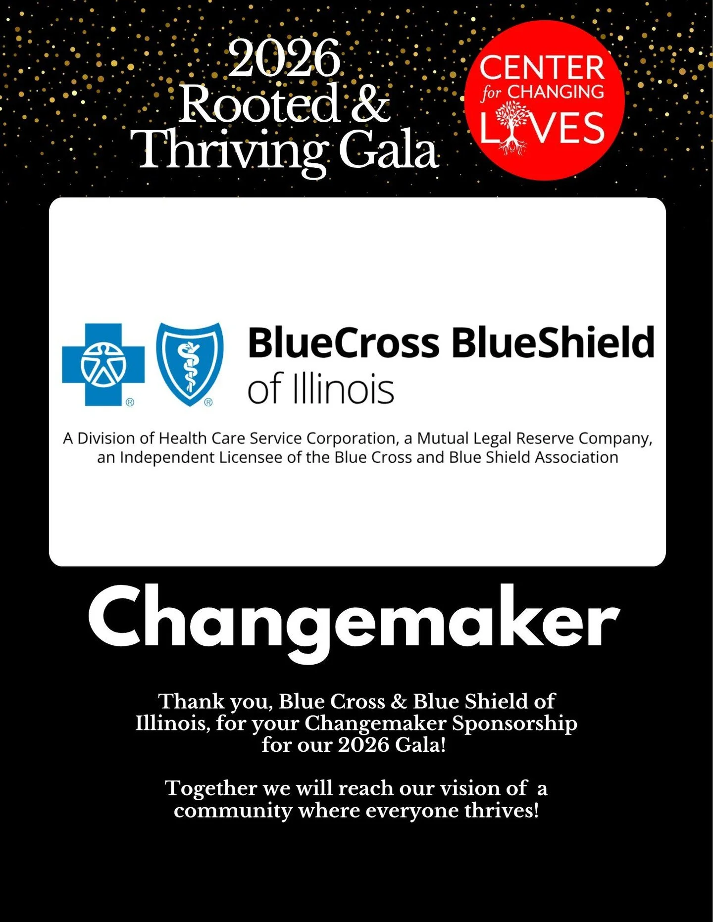 💙 Changemaker Sponsor Spotlight: @bcbsil 💙

We are so grateful to Blue Cross and Blue Shield of Illinois for supporting our 2026 Rooted &amp; Thriving Gala as a Changemaker Sponsor! While their team couldn&rsquo;t join us in person for the celebrat