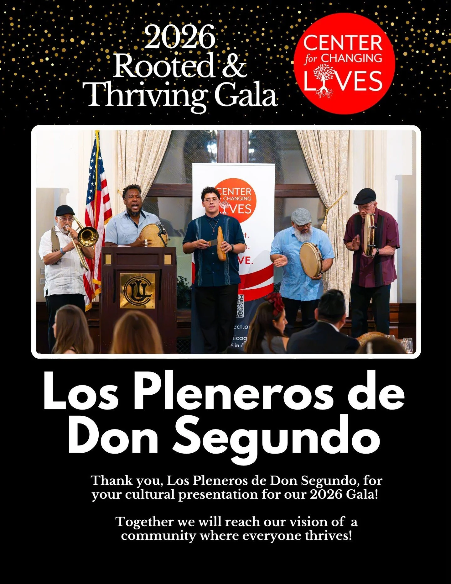 🥁 Gala Flashback: &iexcl;Que viva la plena! 💃🏽💙

Our 2026 Rooted &amp; Thriving Gala was filled with joy, community, and culture, and we&rsquo;re still celebrating the vibrant performance by Los Pleneros de Don Segundo of @segundoruizbelvis

Plen