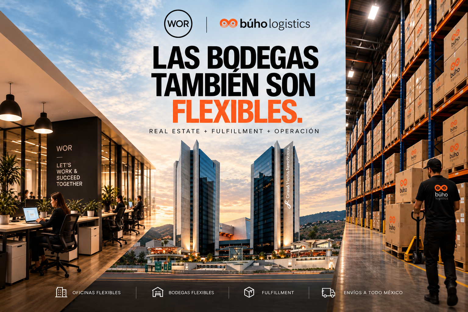 Las bodegas también pueden ser flexibles: WOR y Búho Logistics llevan un nuevo modelo de real estate a Monterrey