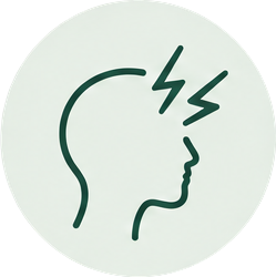 Illustration representing headaches and migraines