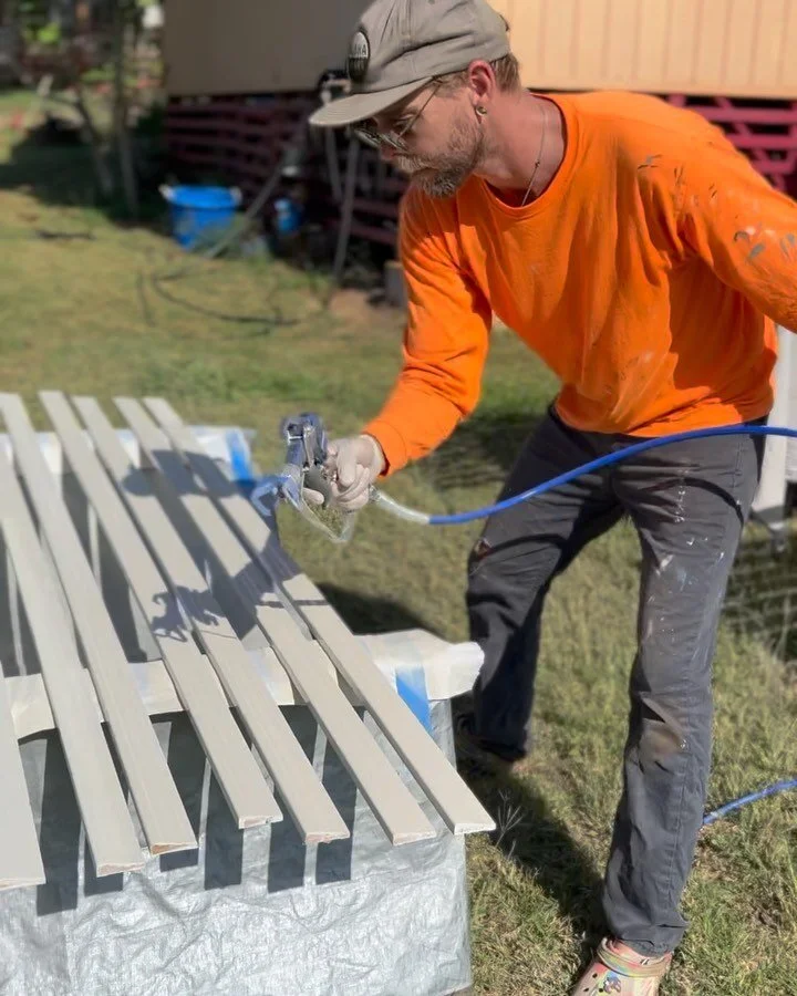 Our friends @cjr808 &amp; @wildhearts_needwildspaces laid down a new floor years ago but ran out of steam when putting the trim back. We feel you! 🤣 Buttoned this up for them right before their little girl was born. Thanks for the work you guys and 