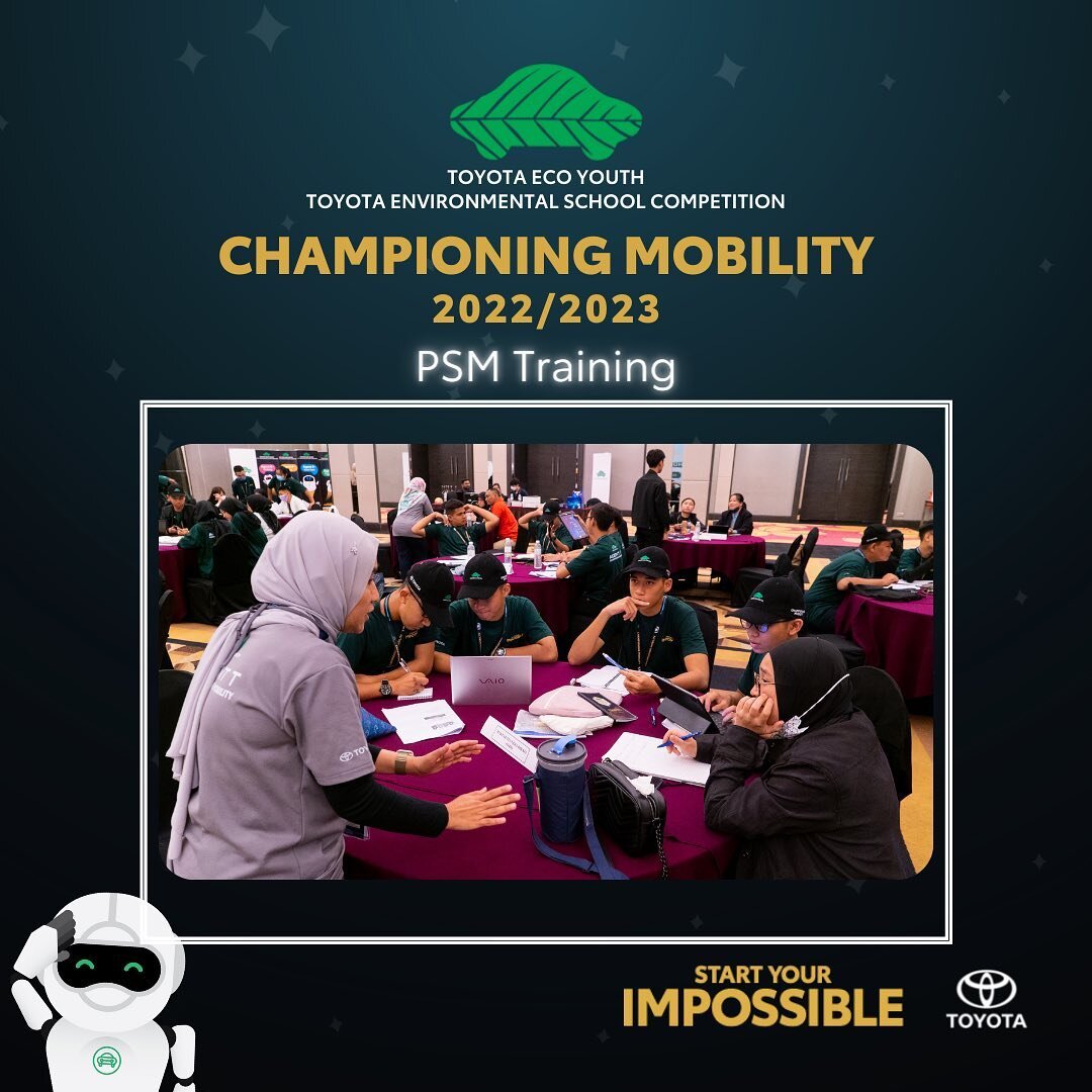 Here&rsquo;s a sneak peek of what went down during the secret 🤫 Agent M training! The team at @toyotamy sharing the secret PSM insights to the Agent M&rsquo;s. 

#toyotaecoyouth22 #toyotaecoyouth #championingmobility