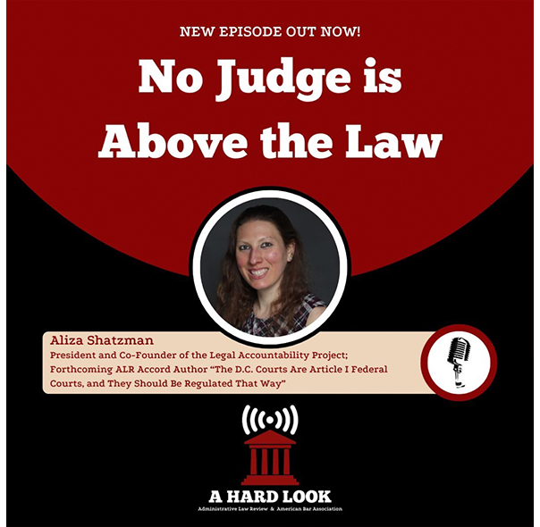 No Judge is Above the Law