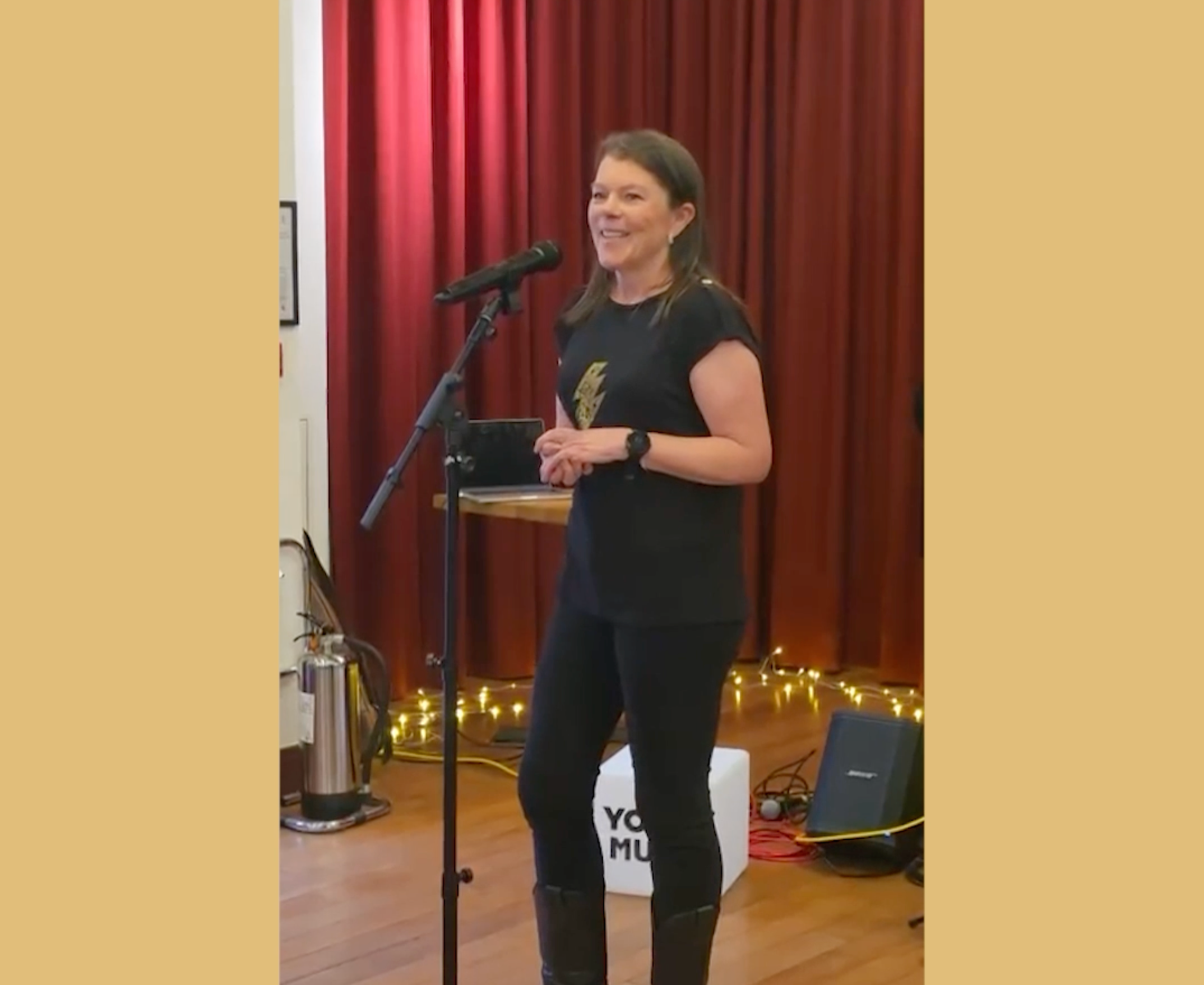 Speaking on philanthropy, music and social change