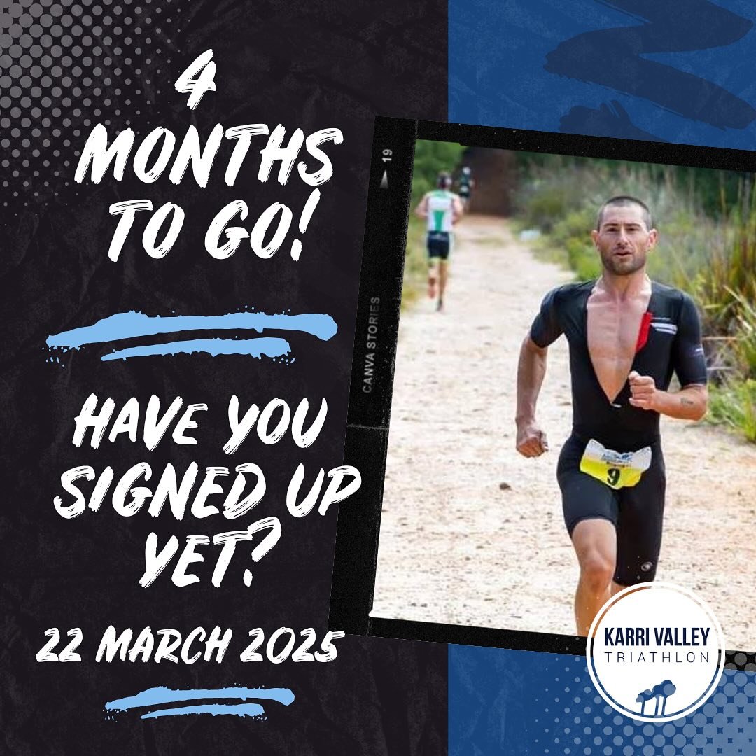 ⏰ Countdown is on! 4 months to go and we can&rsquo;t wait to host you. Have you signed up yet??? @centroestates @racwa @shireofmanjimup @triathlonwa