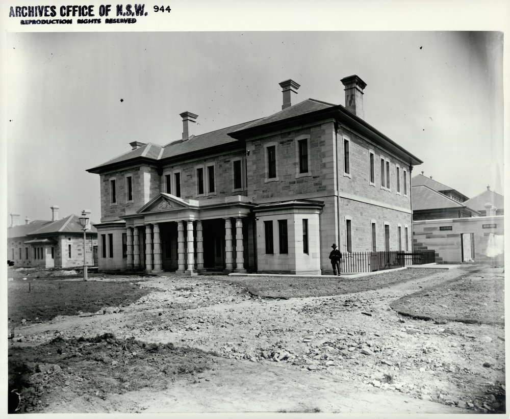 Callan Park Hospital for the Insane building circa 1883