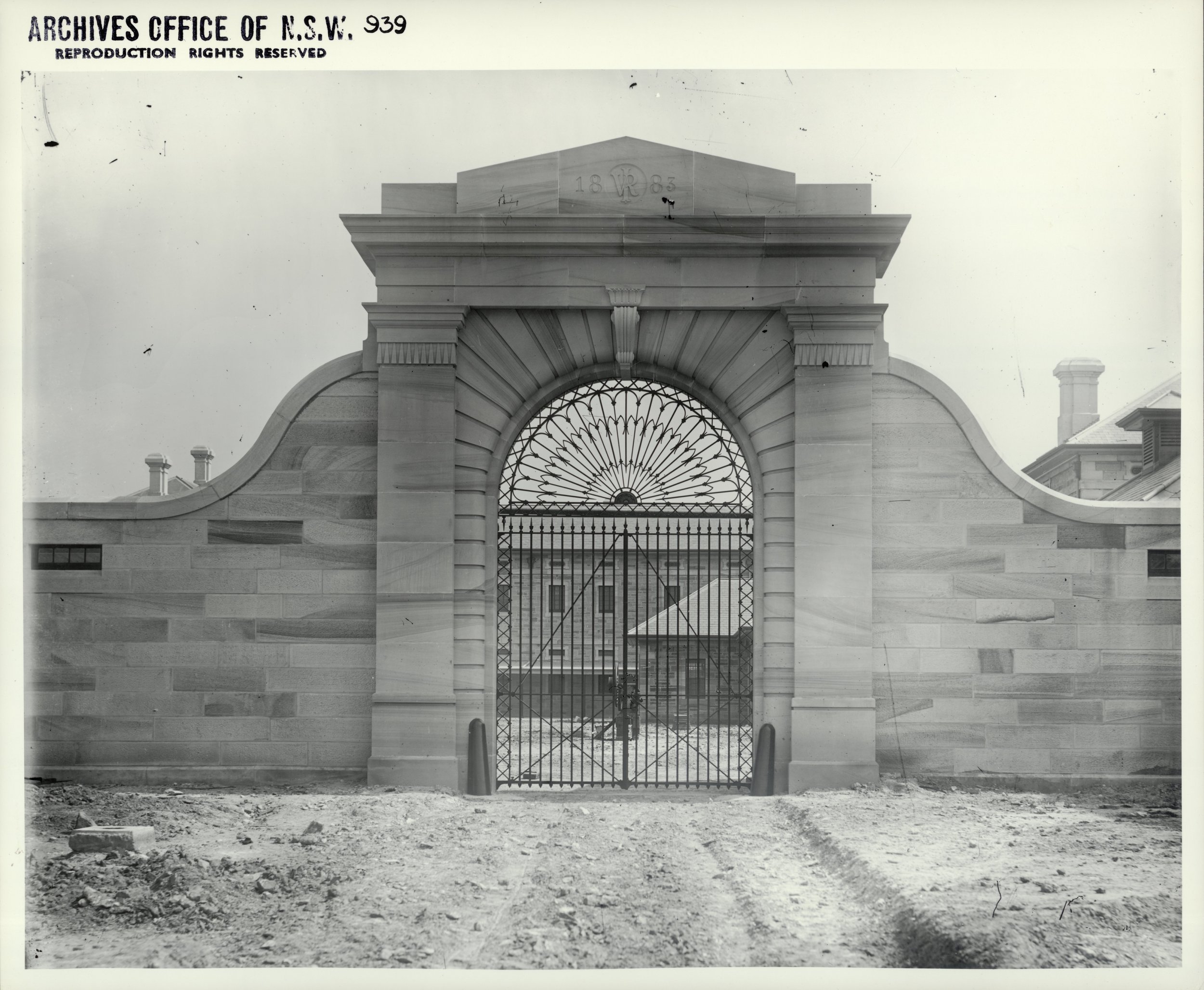 Gates of Callan Park, circa 1883