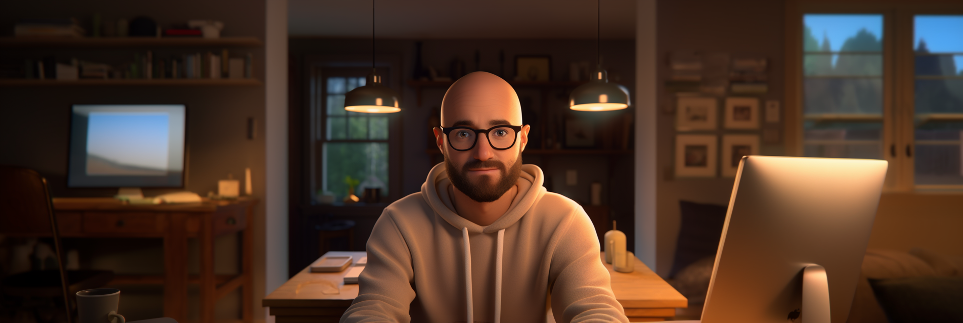 AI-generated 3D avatar of Steve Quinlan created with Midjourney for the Chat GPSteve chatbot project