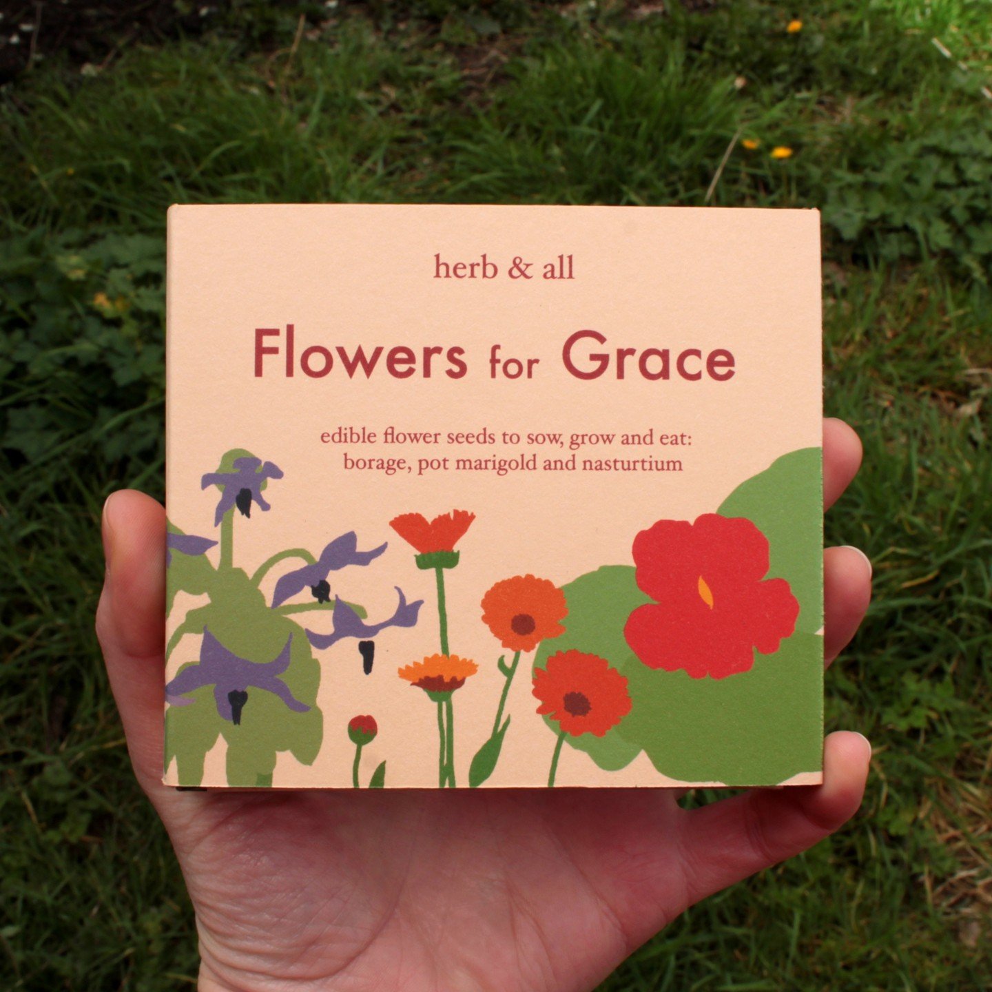 Know anyone called Grace? If not, it doesn't matter because you can add any name you like to our personalised #growyourown flowers seed kit, and we can send it straight to the recipient. How nice is that. 

Available through our website herbandall.co