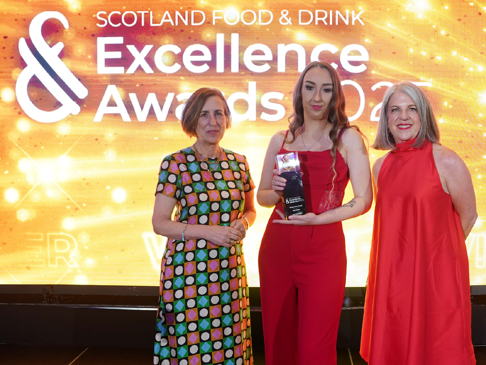 Young talent winner Amy moves from line to leader — Scotland Food and ...