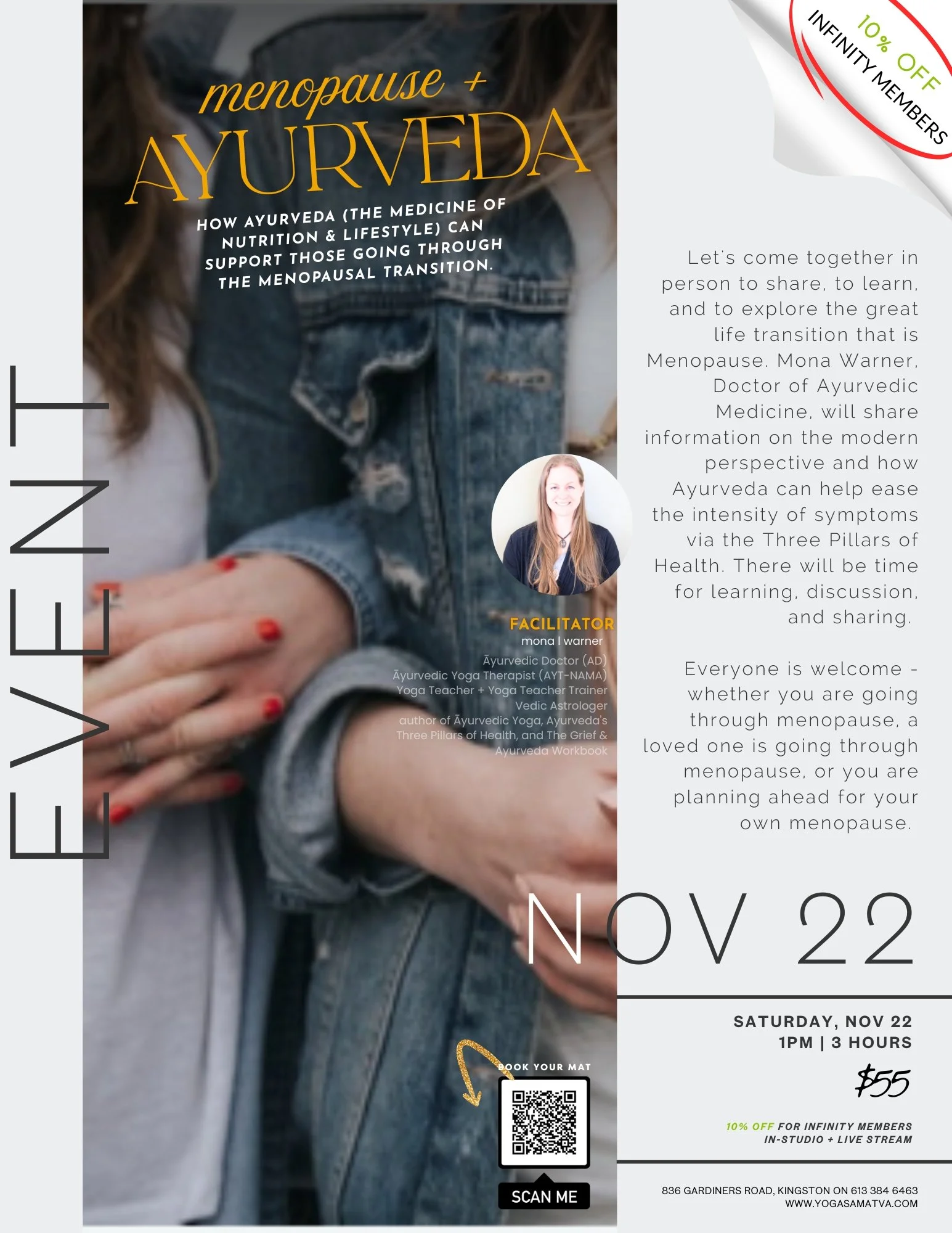 Menopause + Ayurveda (in Kingston ON)
