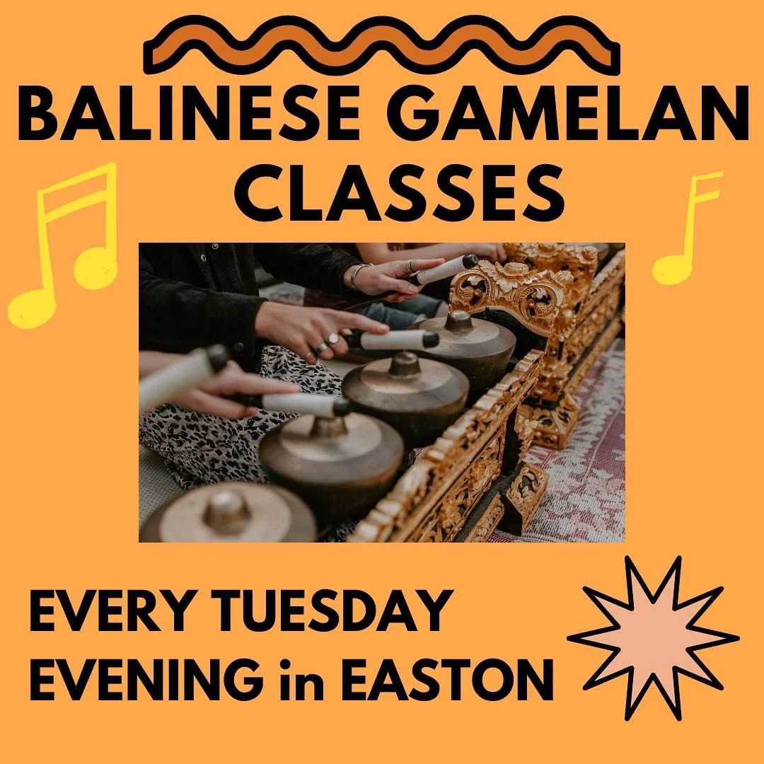 Calling all music-lovers!
A new term of Balinese Gamelan has started and we are looking for some new members to join our growing community!
We meet every Tuesday evening in Easton at 6.15 and session cost is sliding scale depending on your means.
No 