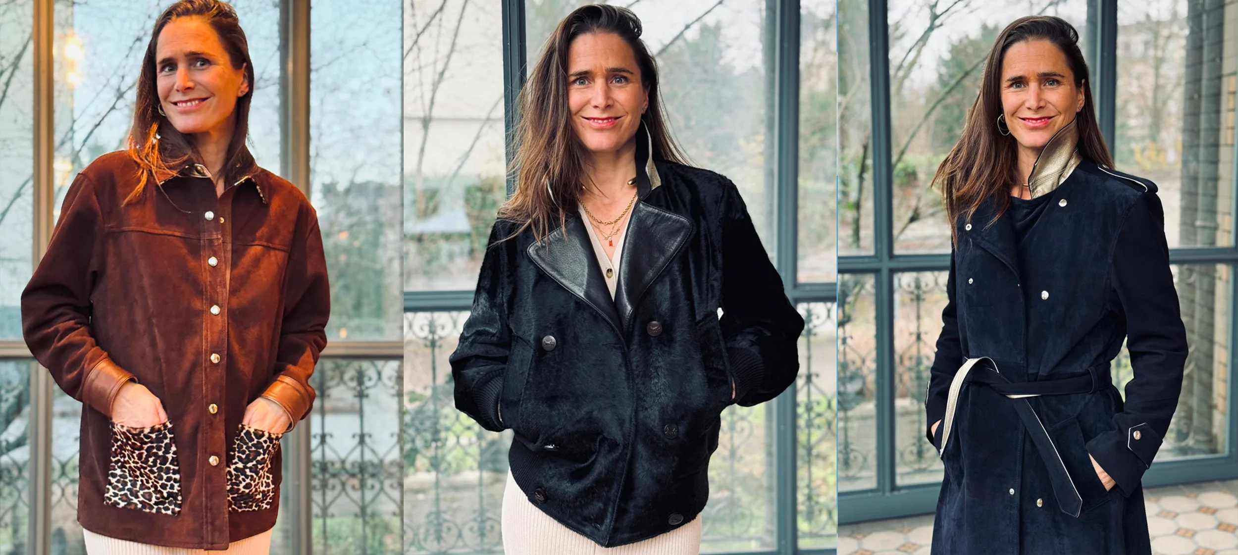 Veste cuir paris alice balas pour femme