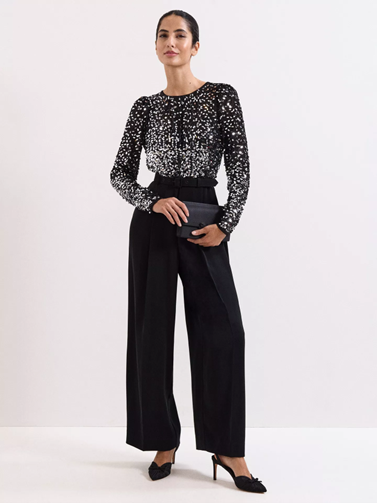 Sequin Top Jumpsuit