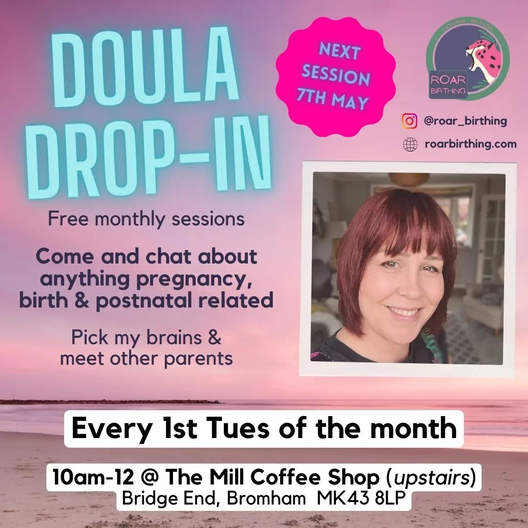 🤗🤗 DOULA DROP-IN 🤗🤗

💜 Tuesday 7th May
💜 10am - 12noon
💜 @themill_coffeeshop Bromham (I'll be upstairs!)

This is for you if you're
🌟 pregnant
🌟 postnatal
🌟 parenting small humans

I'm here every month with open arms, a generous heart and a