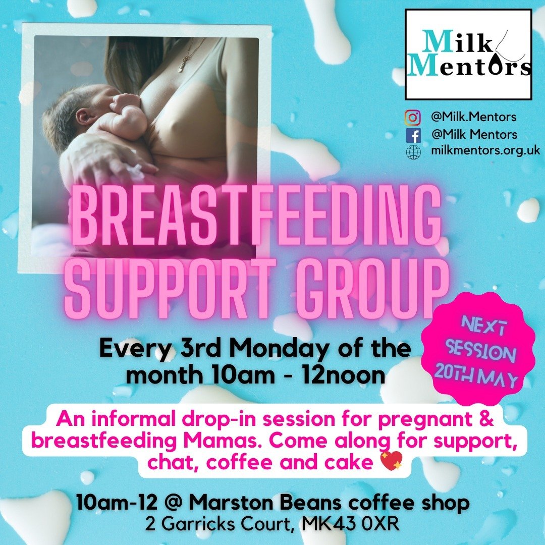 💖💖 BREASTFEEDING SUPPORT GROUP 💖💖

Boobin Mamas assemble!

Next group meet Monday 20th May 10am - 12noon @marston_beans 

See you there for comfy sofas, hot drinks, sugary snacks and community support 💖

Debra xx

#breastfeedingpeersupport #doul