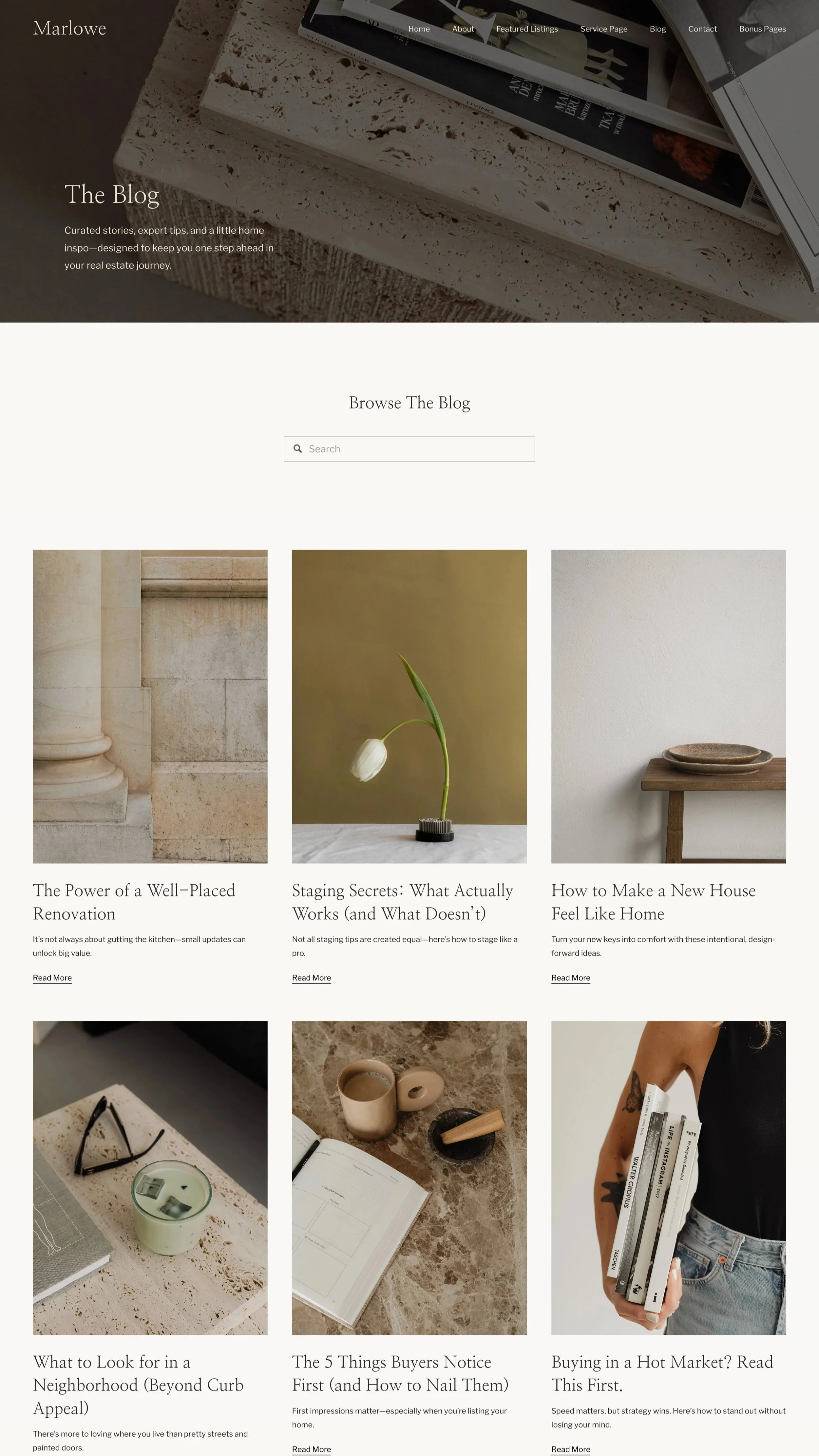 Blog Page