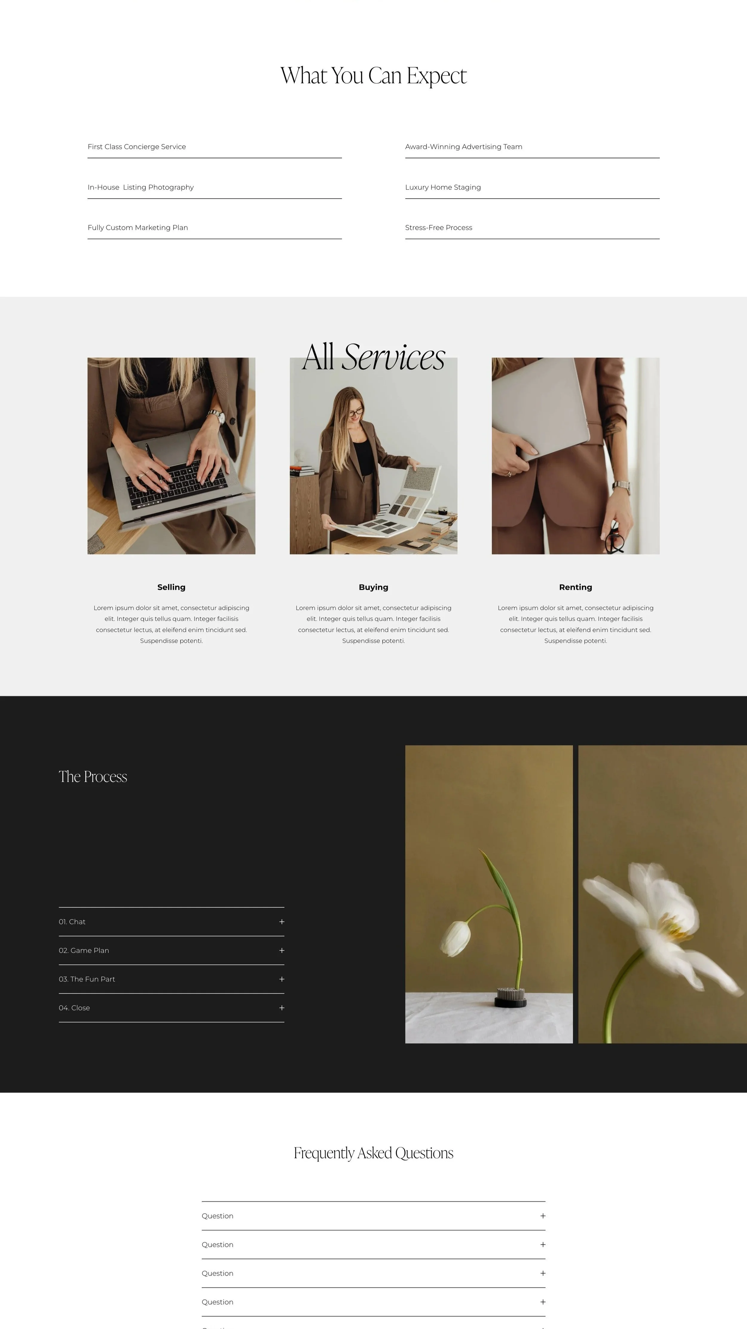 Service Page