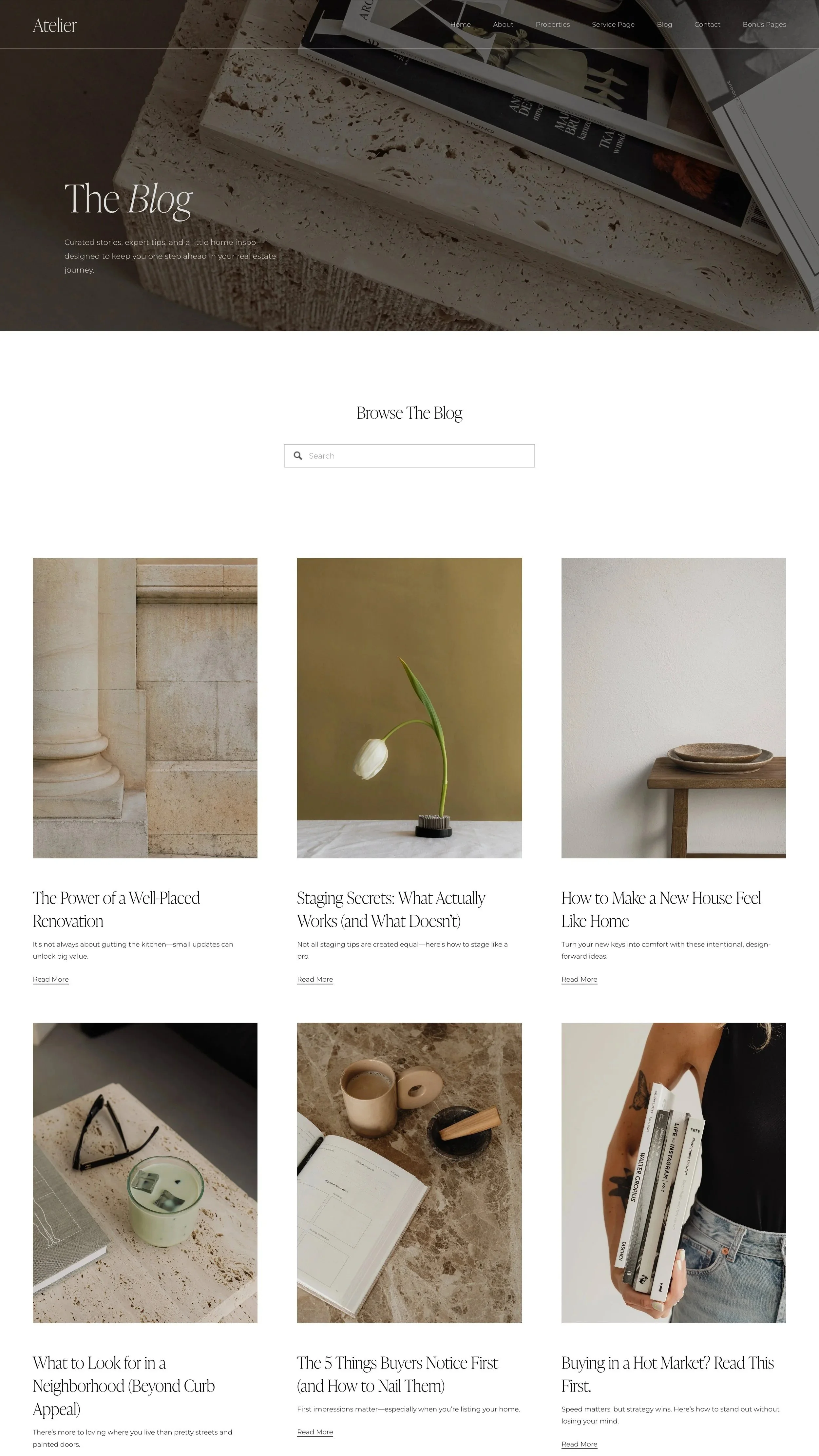 Blog Page