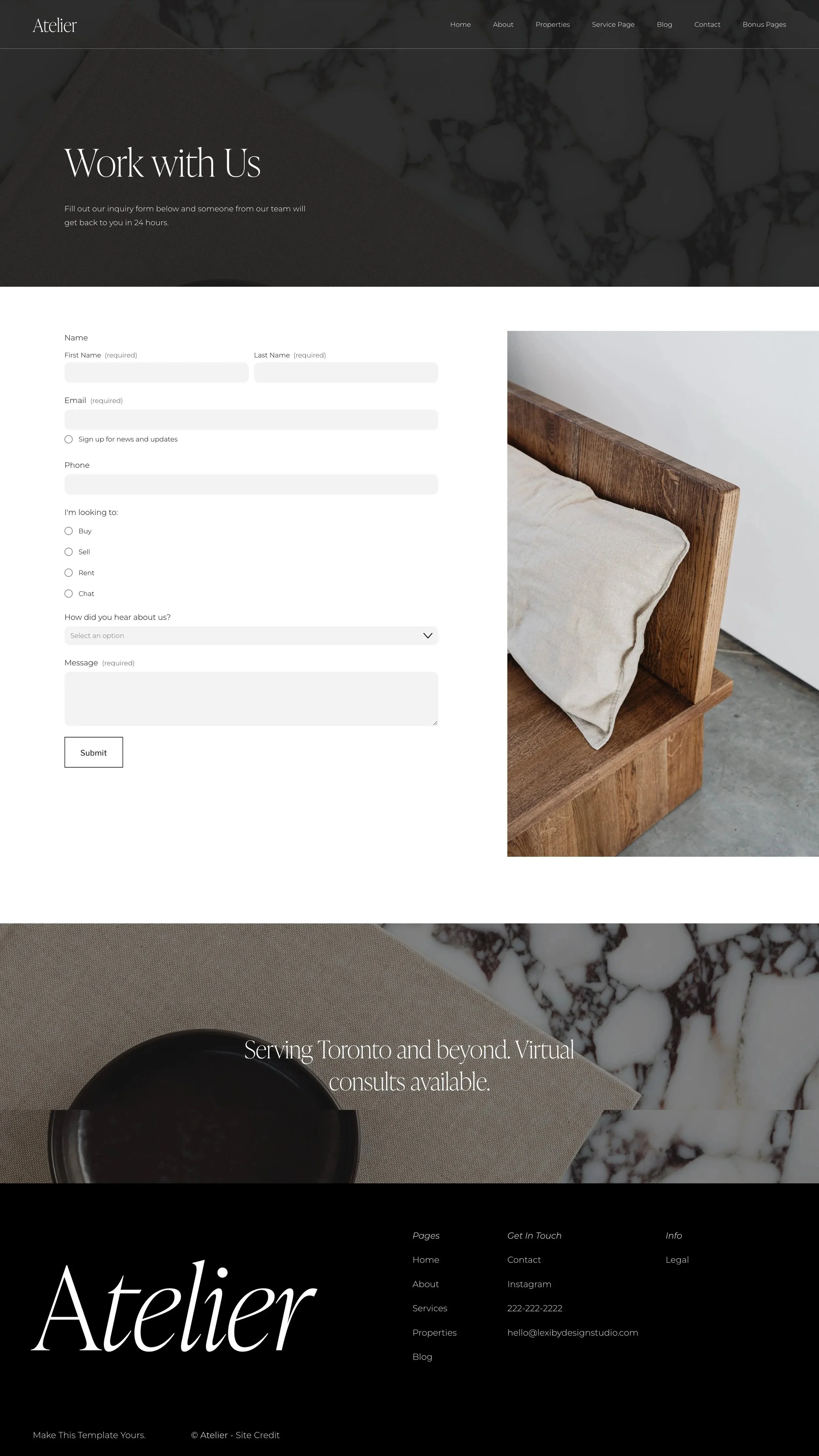 Contact Page