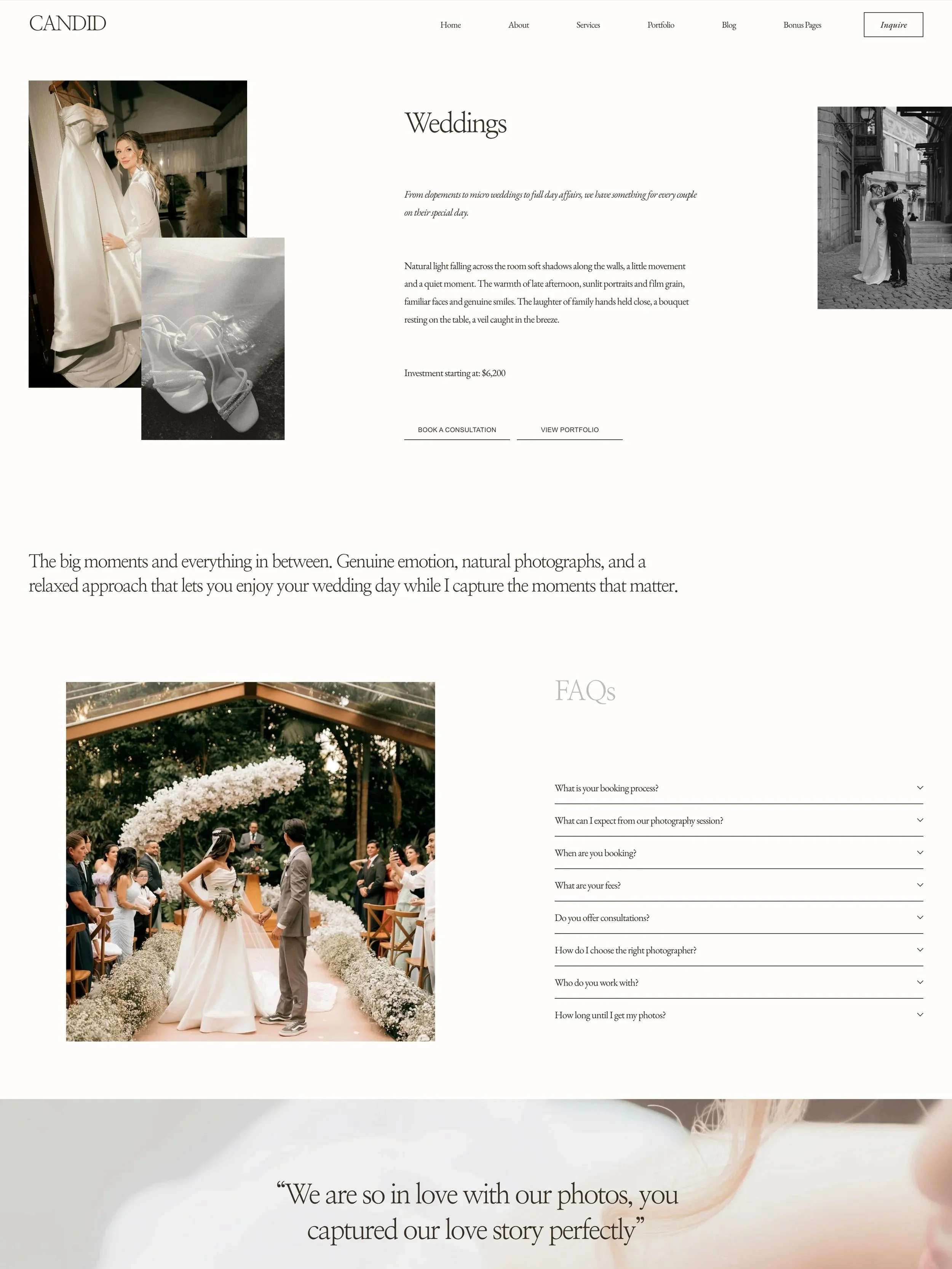 Individual Service Page