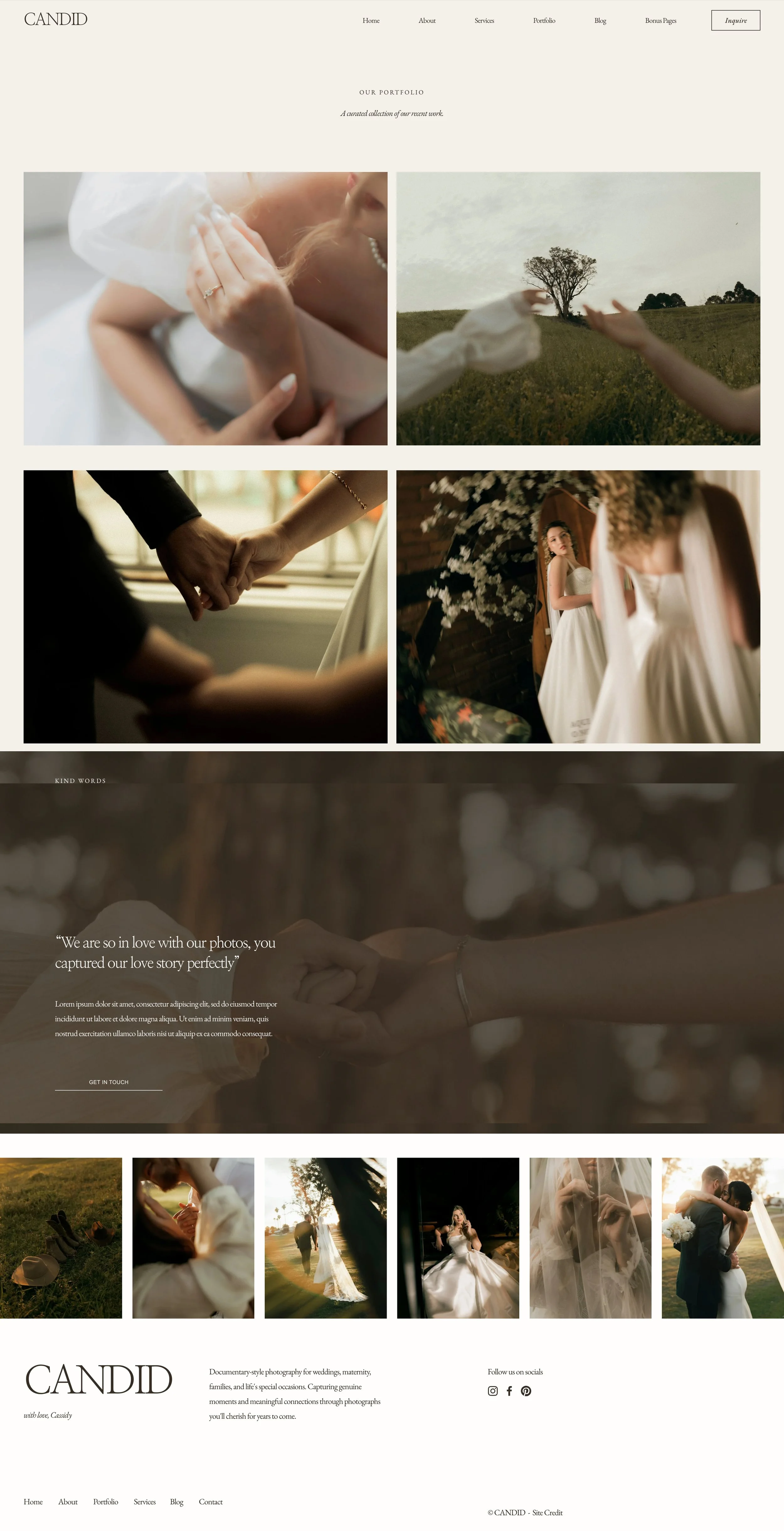 Portfolio Page