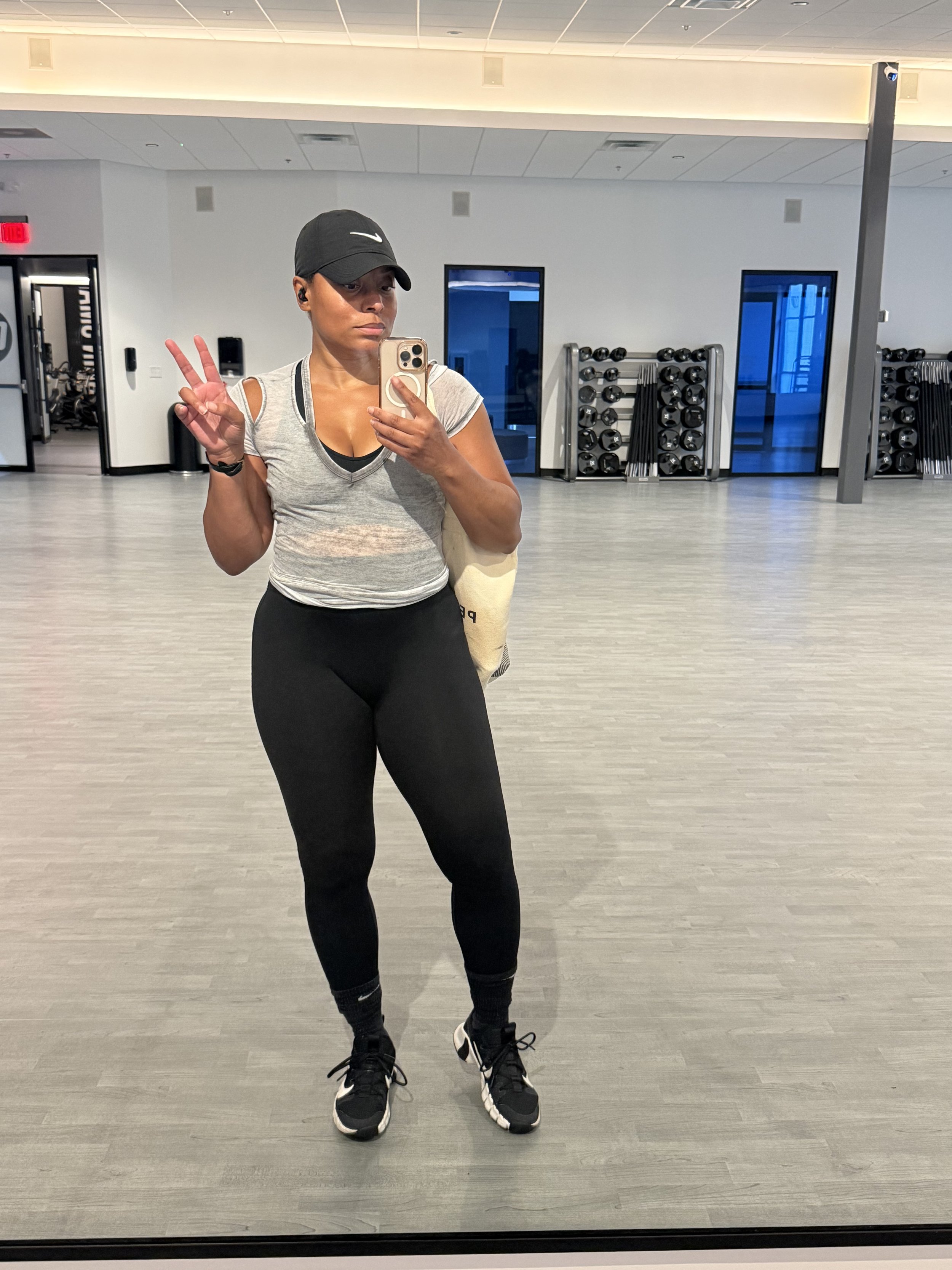 woman in gym