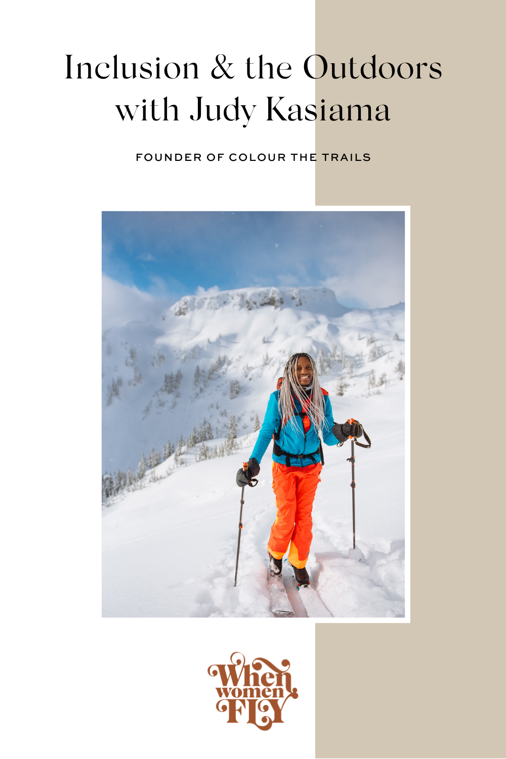 Inclusion &amp; the Outdoors with Judy Kasiama via When Women Fly