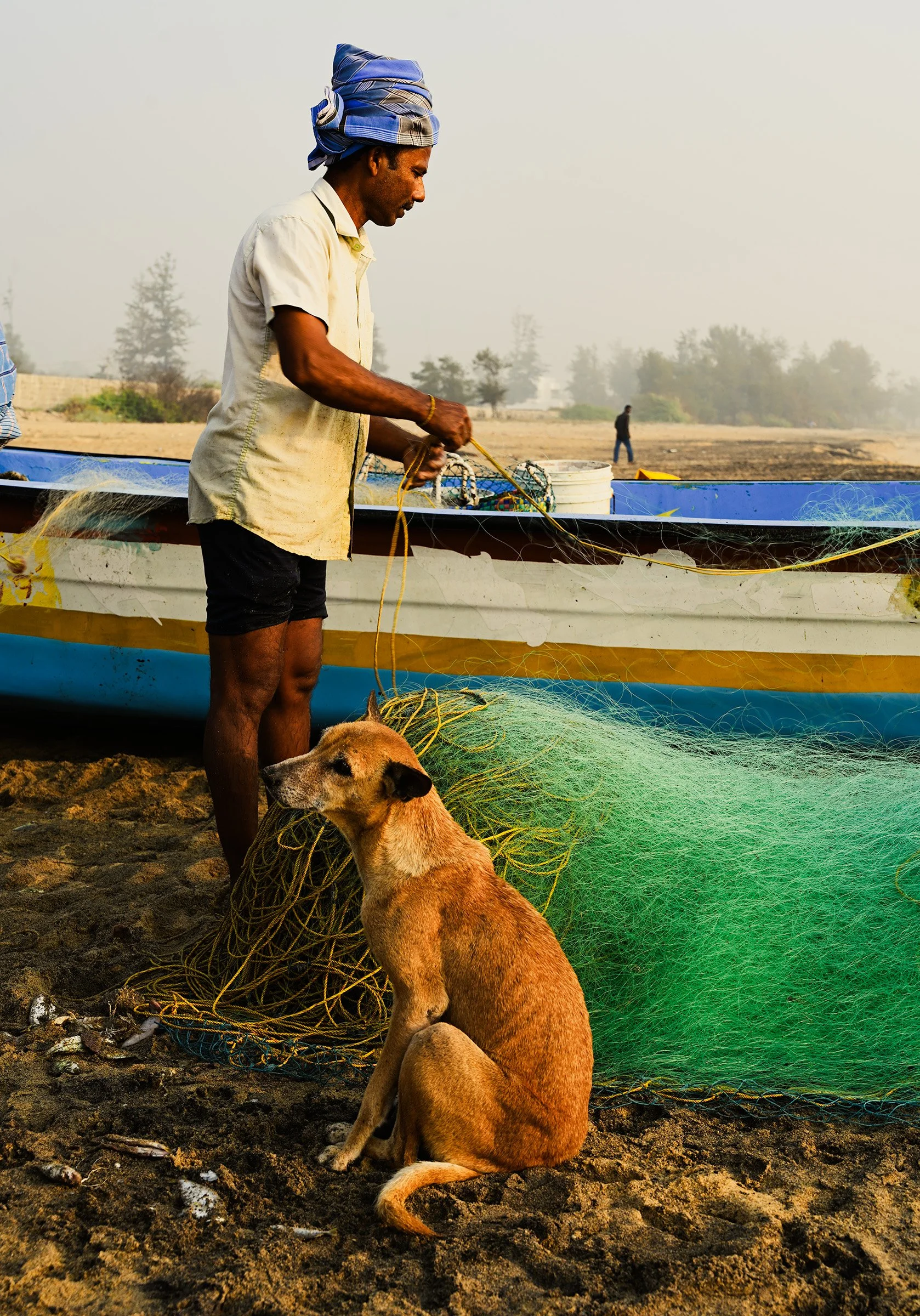 The fishermen of Mamallapuram