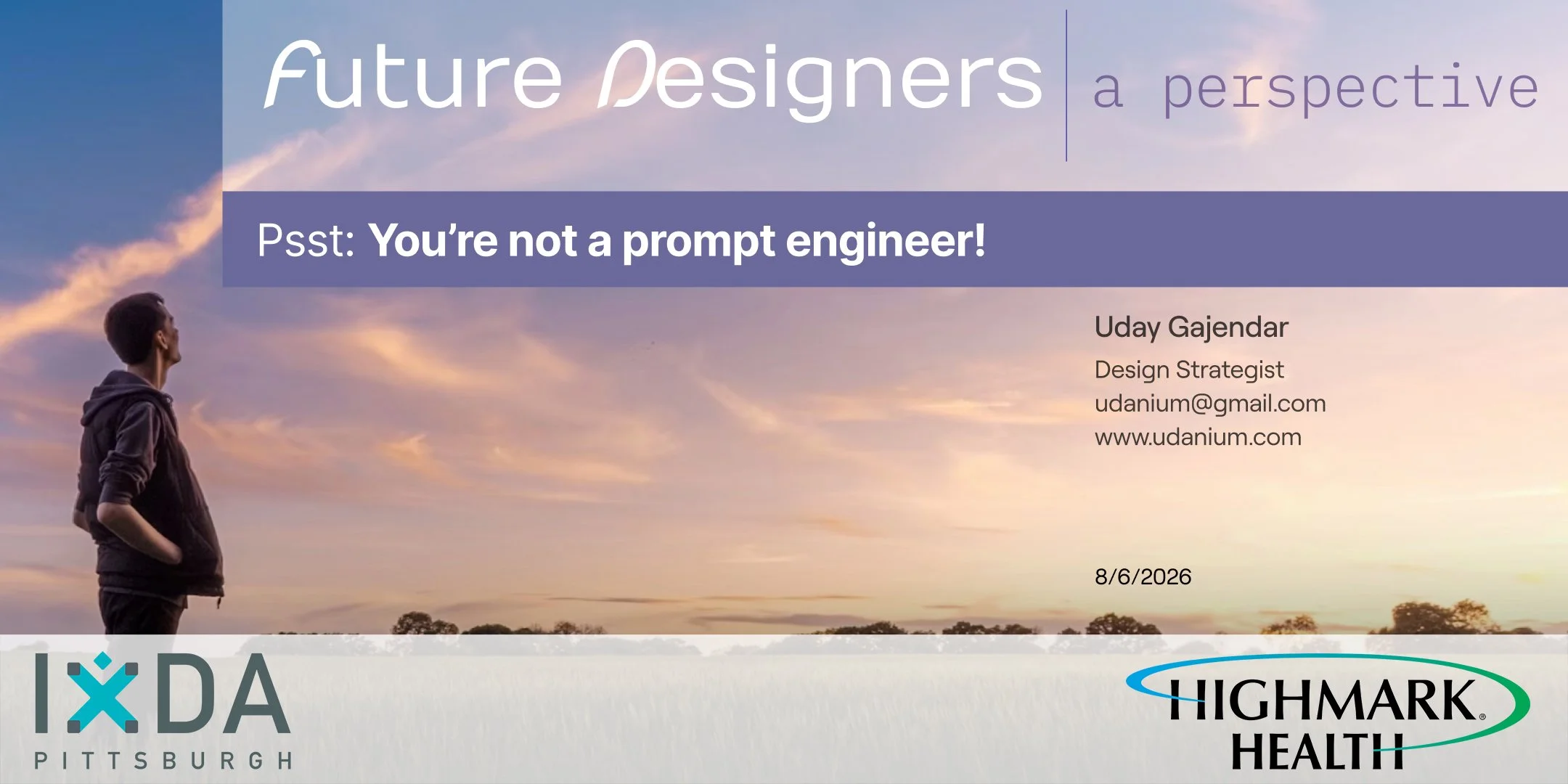 You Are Not a Prompt Engineer: A talk on the future of designers