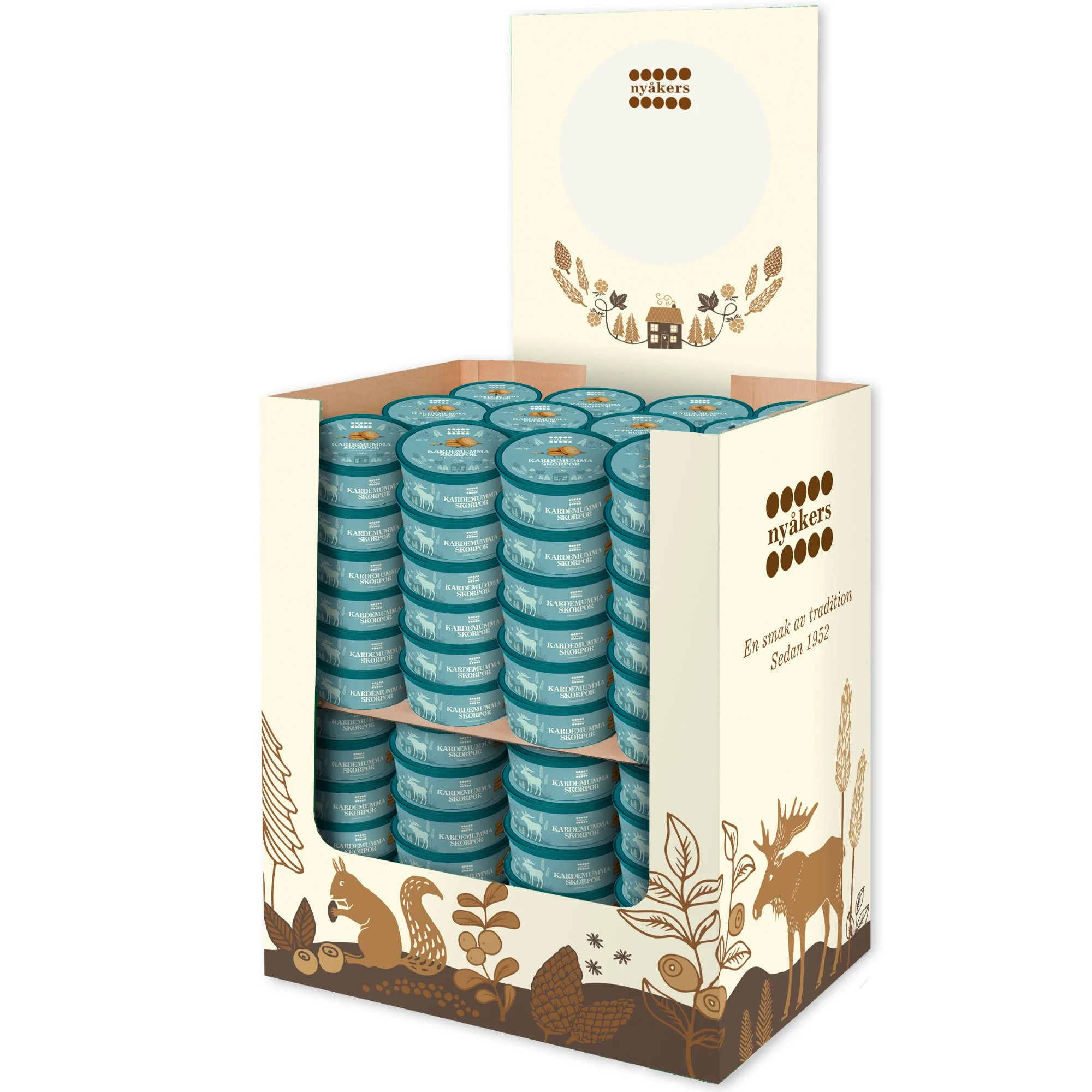 SR401HP Cardamon Cookies - Blue Tub Floor Display