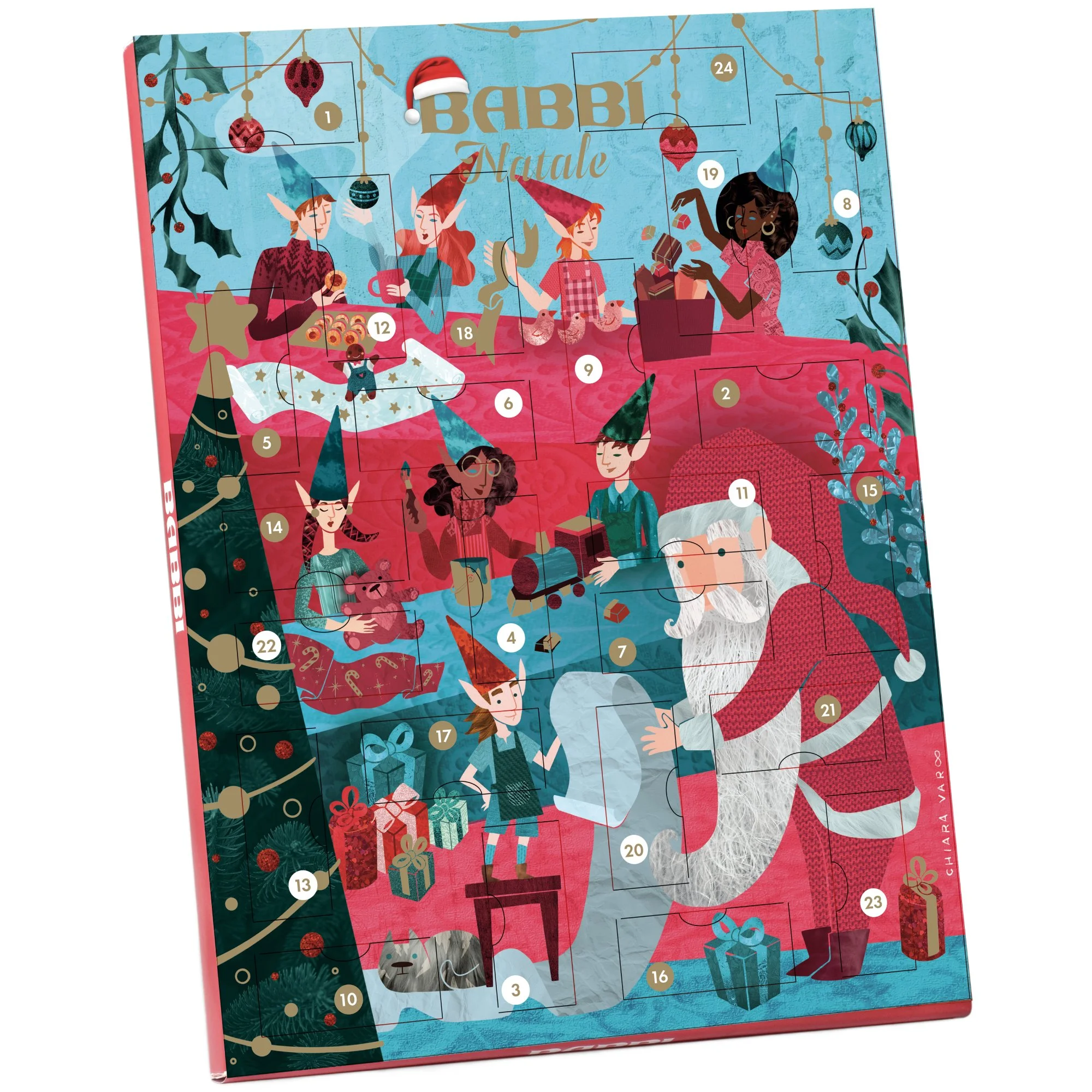 10785 Jumbo Babbini Advent 2026 Calendar (16 inches tall)