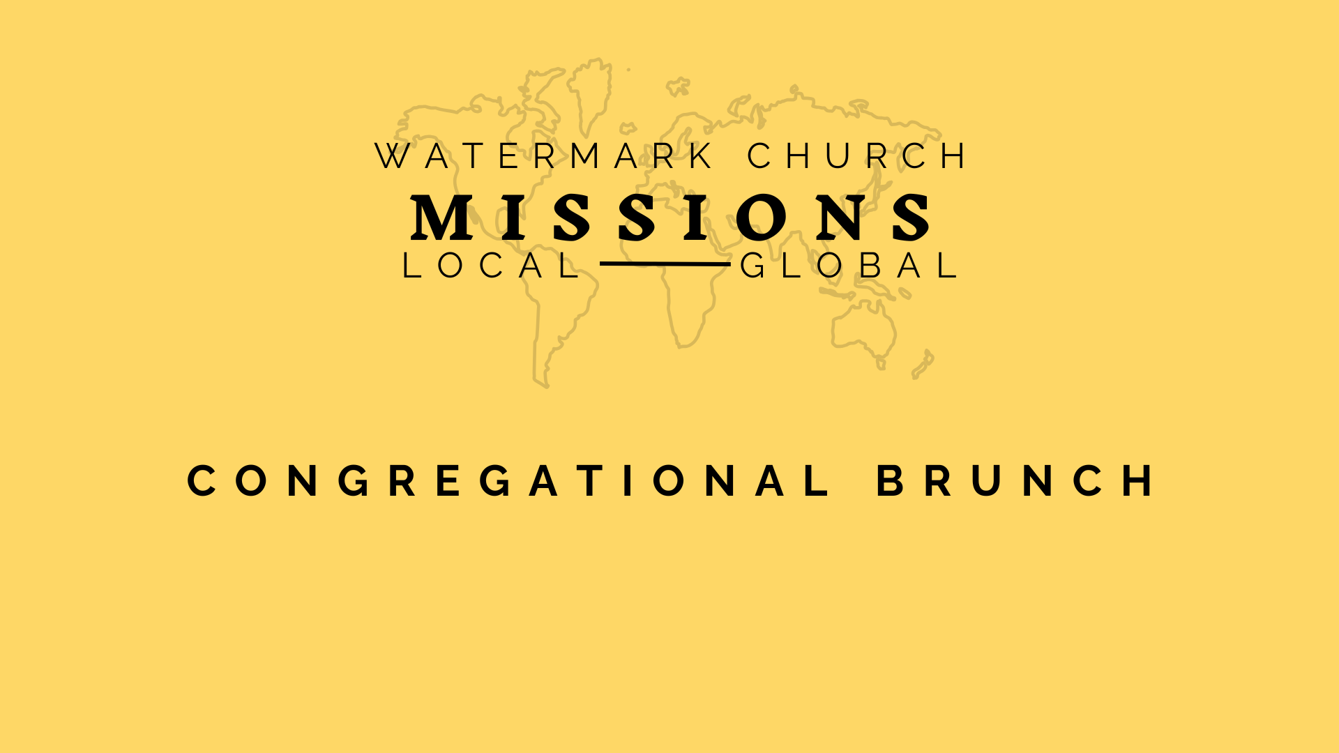Congregational Brunch