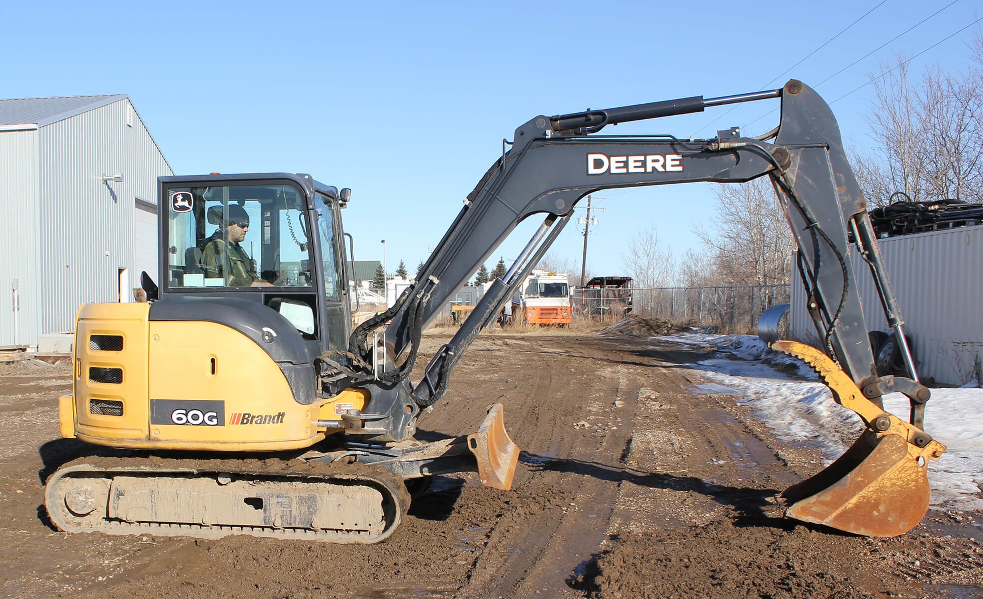 Rubber Tracked JD 60G mini-excavator