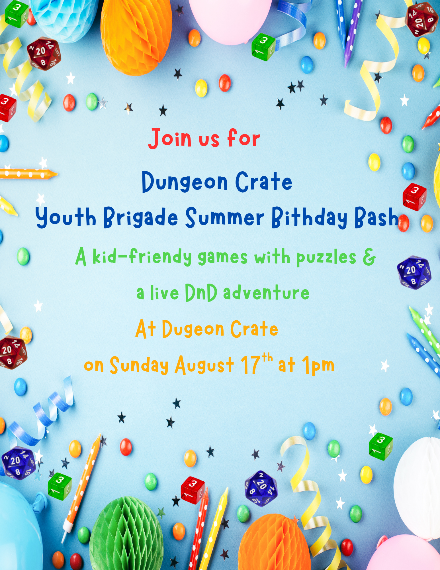 Youth Brigade Birthday Bash!