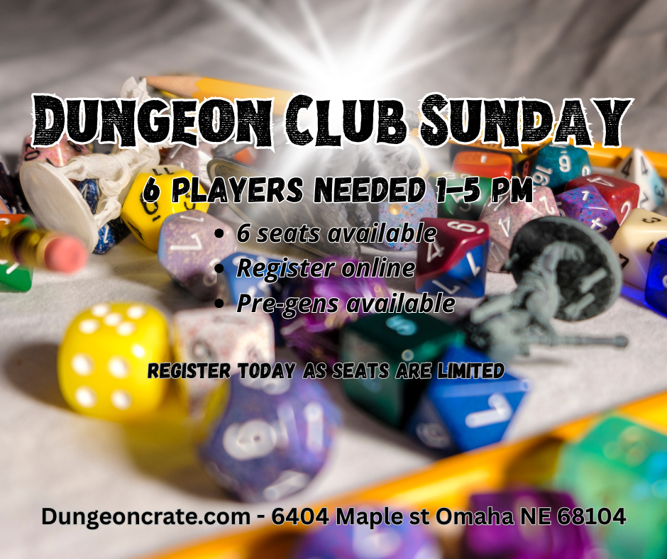 Dungeon Club Sunday