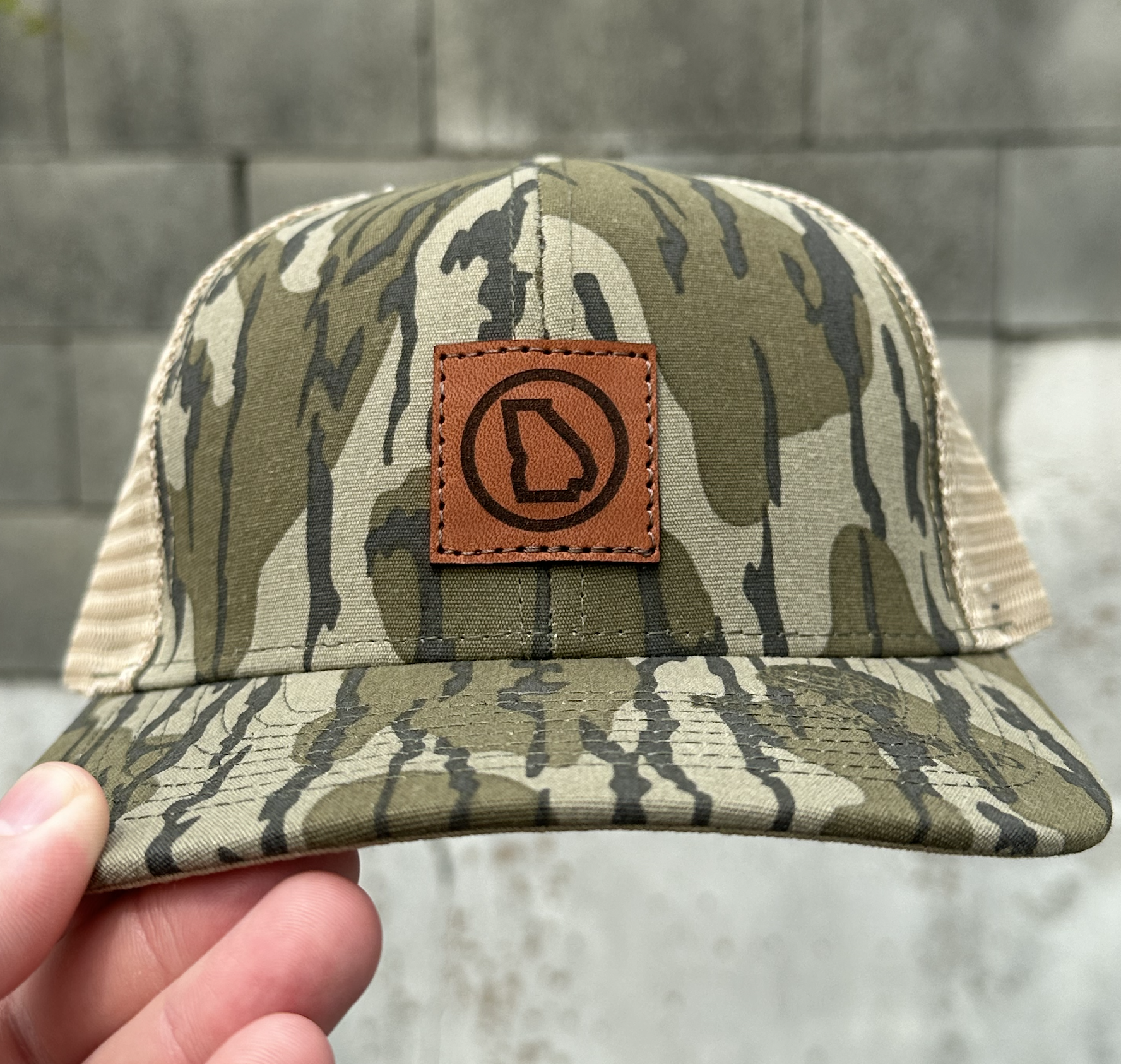 Georgia Leather Patch Hat