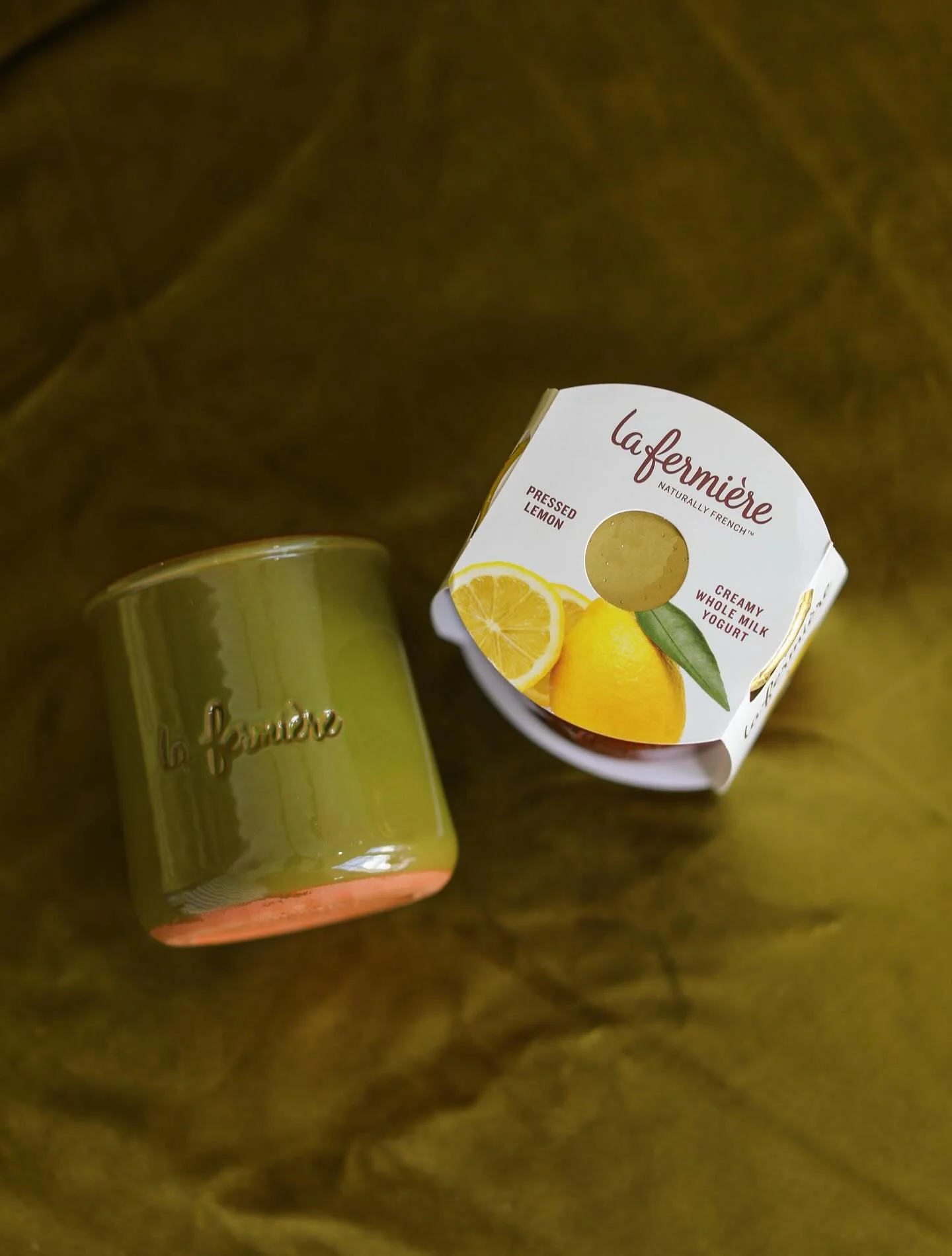 Our creamy Pressed Lemon looks lovely in our limited-edition Olive Green! Don&rsquo;t you agree? 🥄🍋🫒

#LaFermi&egrave;re