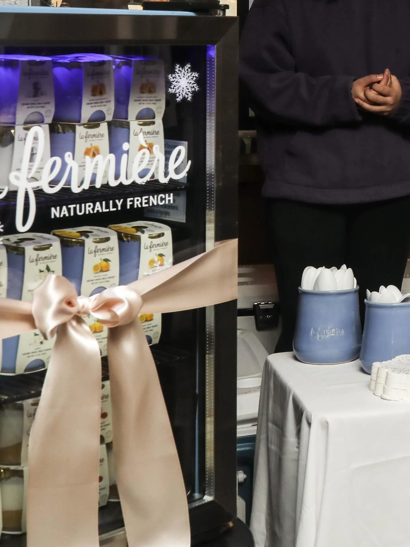 The La Fermi&egrave;re Winter Creamyland was a success! 🩵

A HUGE thank you to all 200+ of you who stopped by to hang out with us and enjoy an endulging treat! It was the perfect cozy morning at @mccarrenparkhouse 🥄

#LaFermi&egrave;re #TAOI