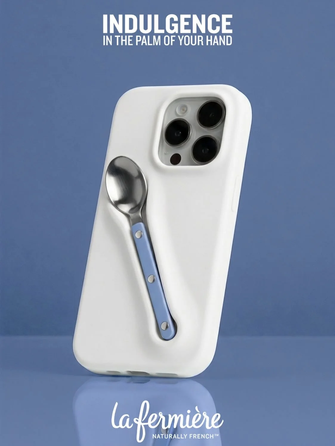 Busy lifestyle? We&rsquo;ve made it even easier for you to enjoy our creamy La Fermi&egrave;re yogurt on the go 🥄

New accessory for your La Fermi&egrave;re lavender-blue spoon available on our e-boutique! 💙